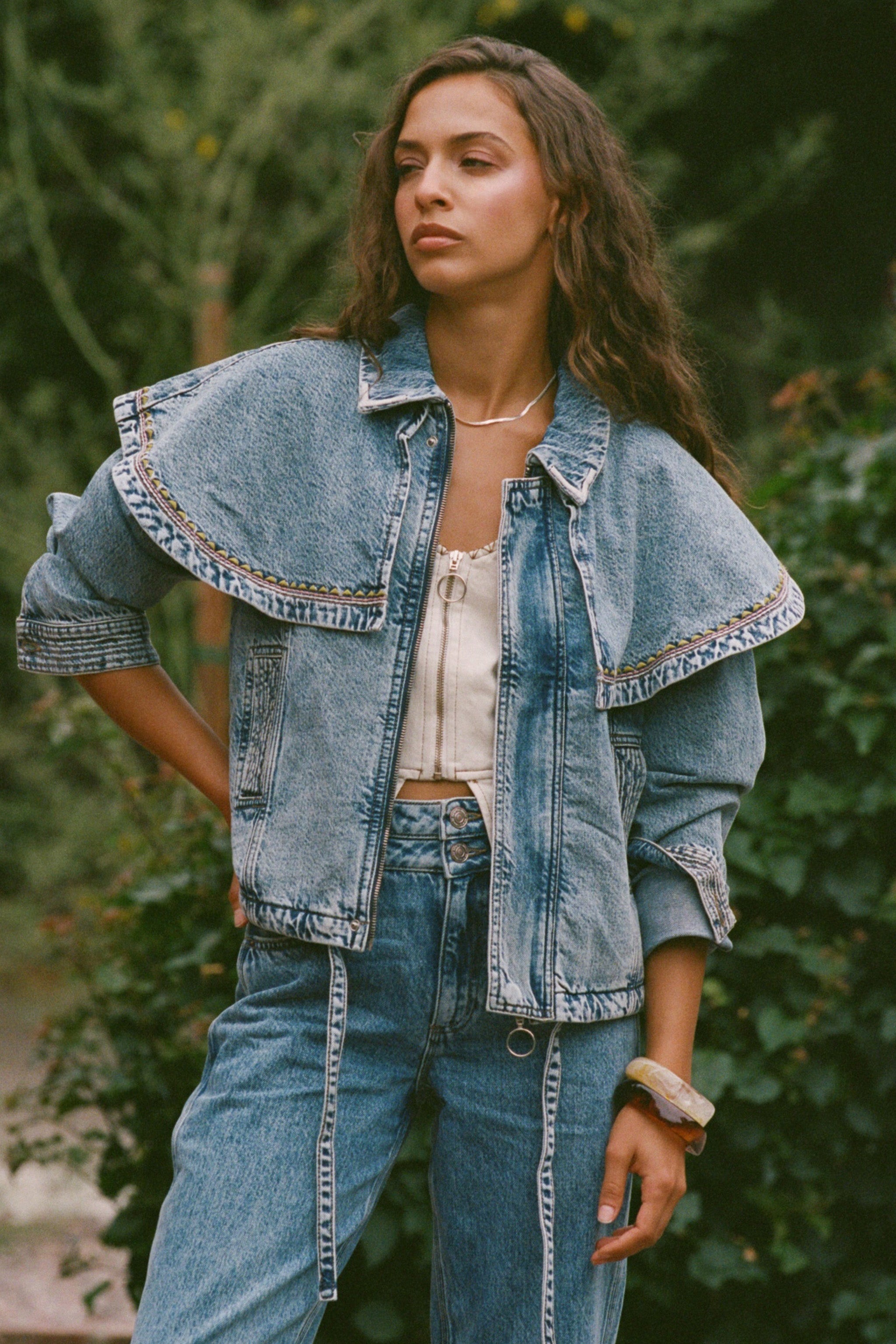 Fara Jacket in Newport