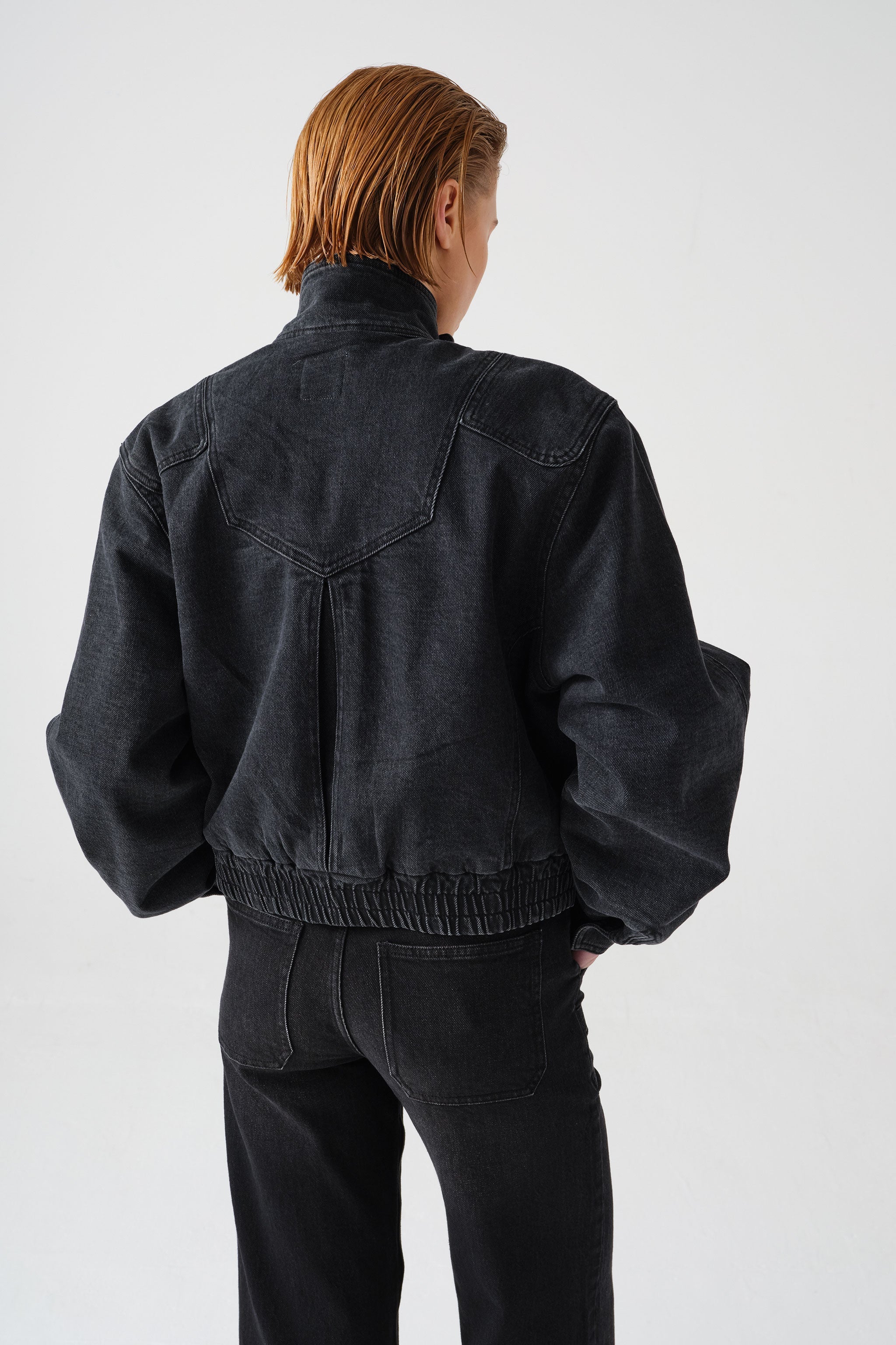Juno Jacket in Washed Black - seventy + mochi