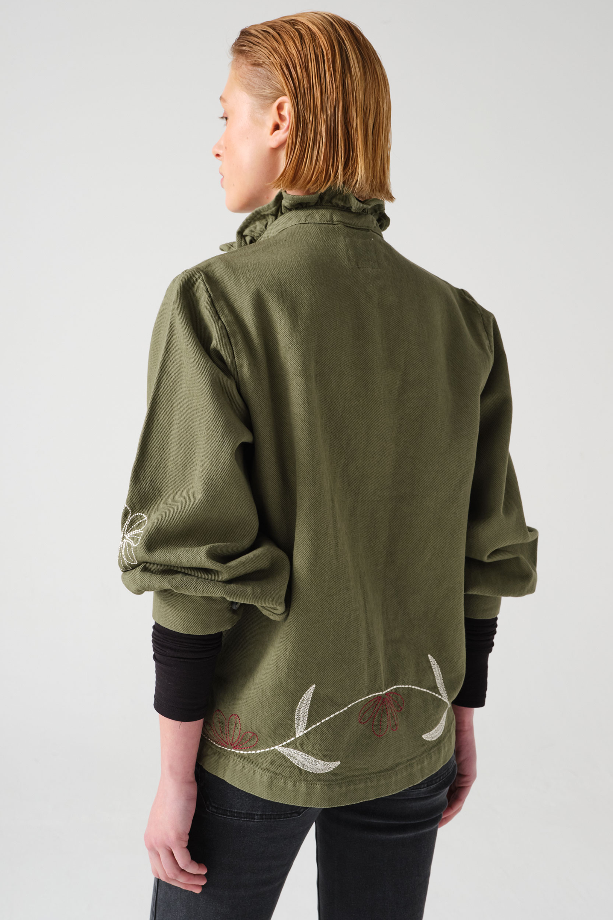 Flor Pablo Jacket in Khaki - seventy + mochi