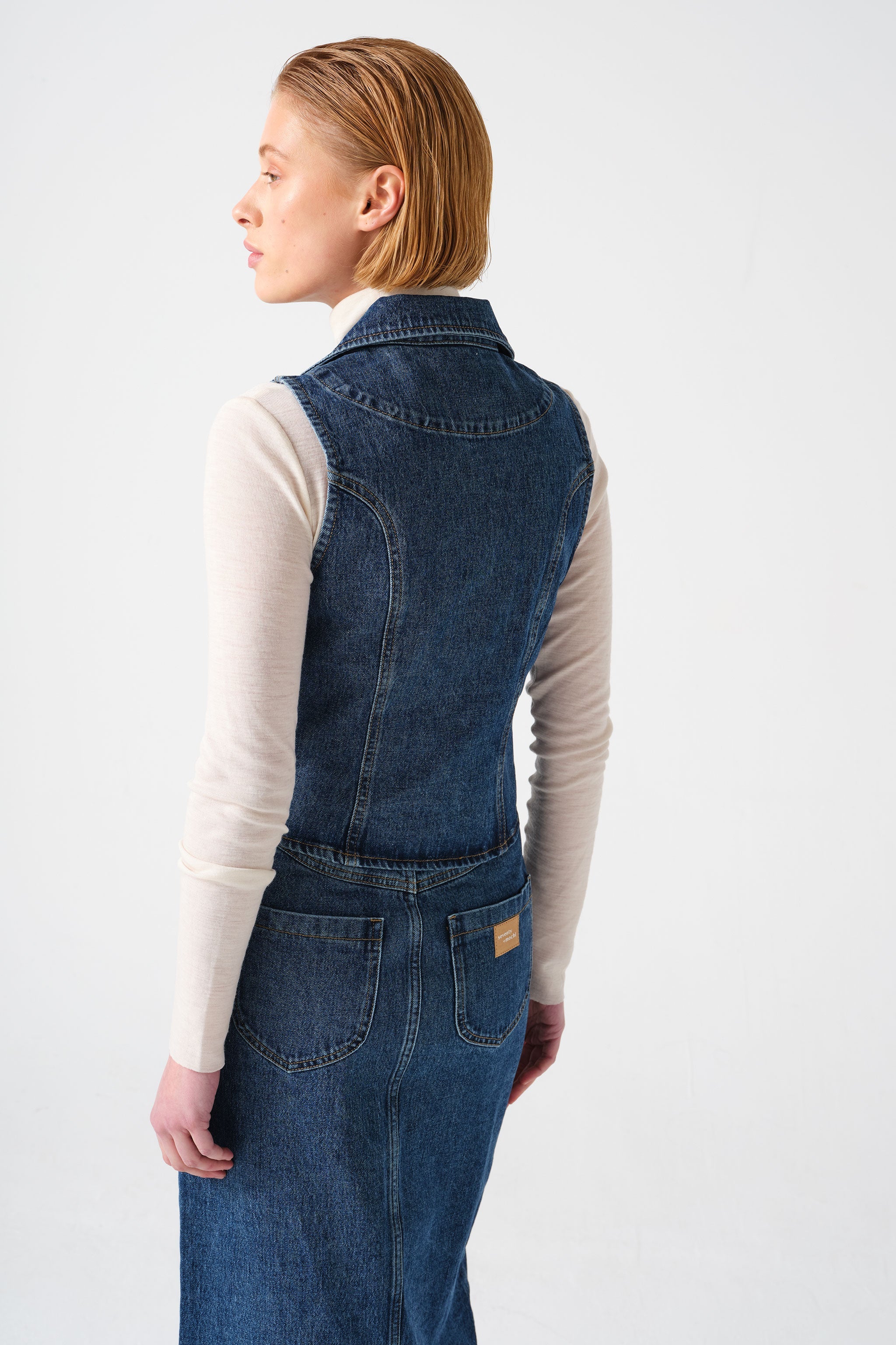Embroidered Mia Waistcoat in Idaho Vintage - seventy + mochi