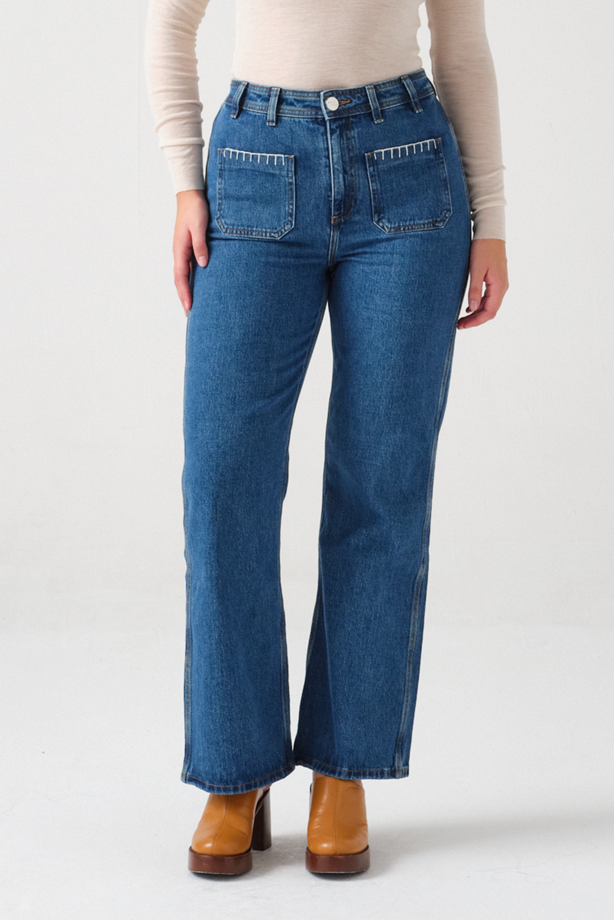 Mabel Jean Patch Pocket in Vintage Americana - seventy + mochi