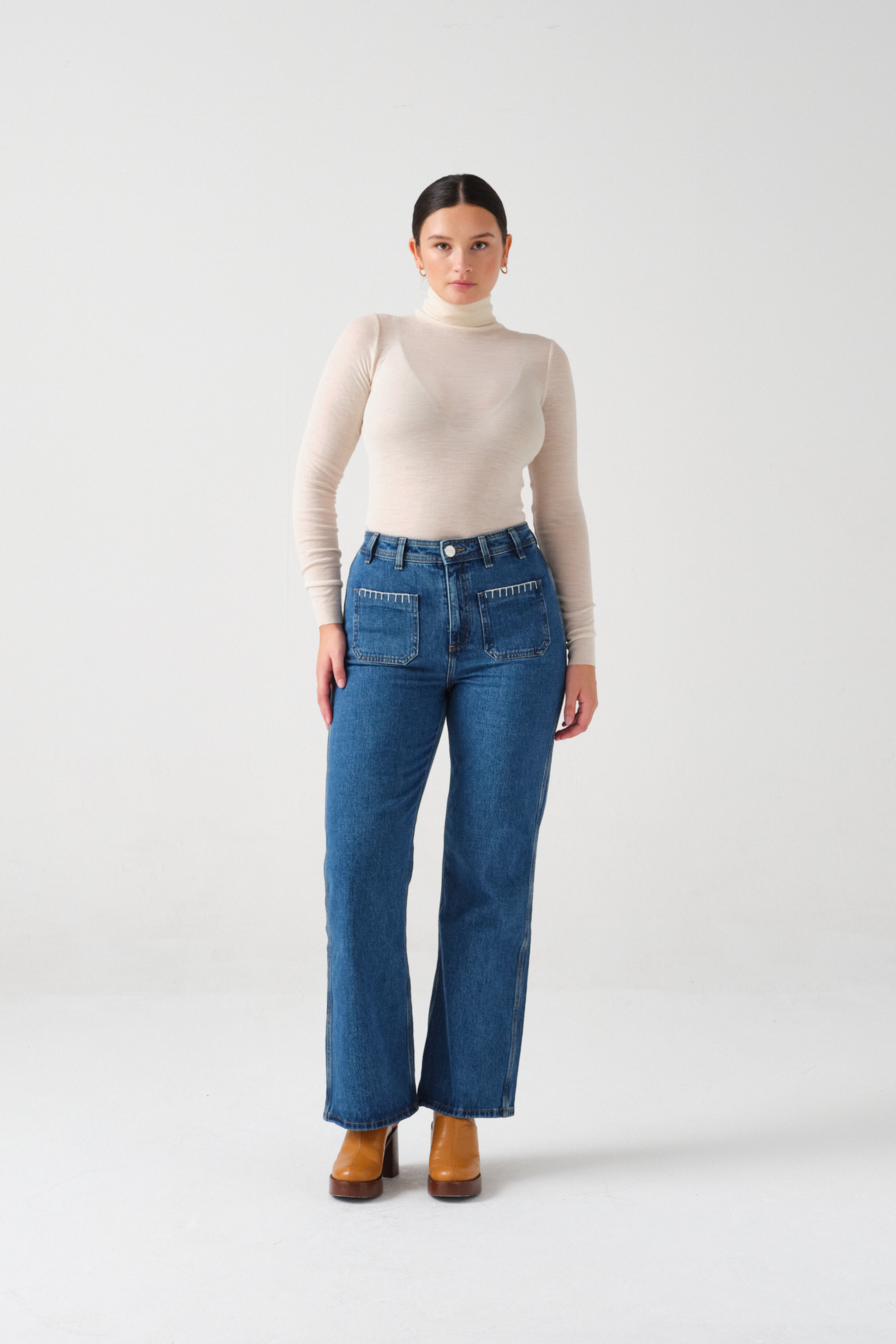 Mabel Jean Patch Pocket in Vintage Americana - seventy + mochi