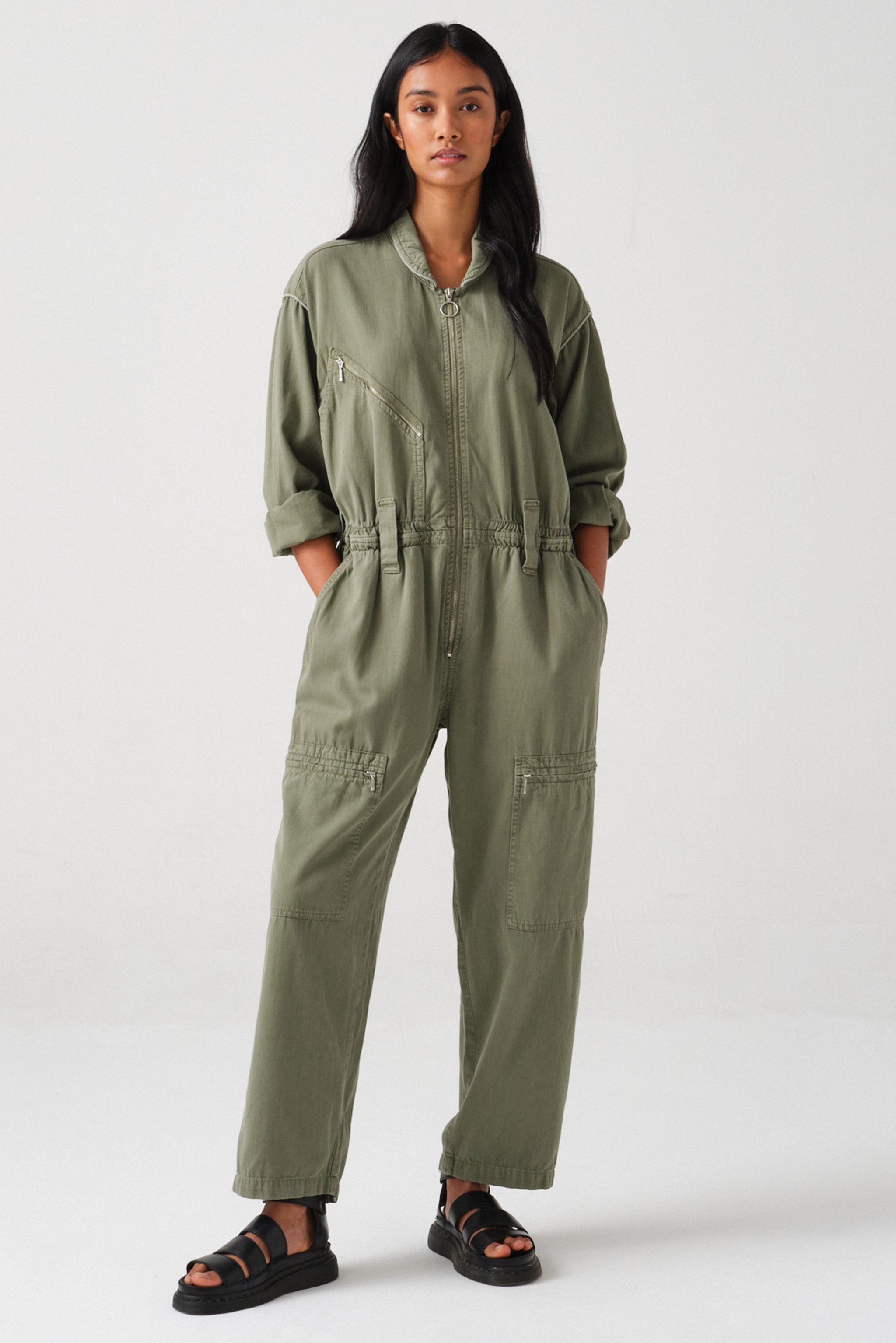 Amelia All in One in Moss