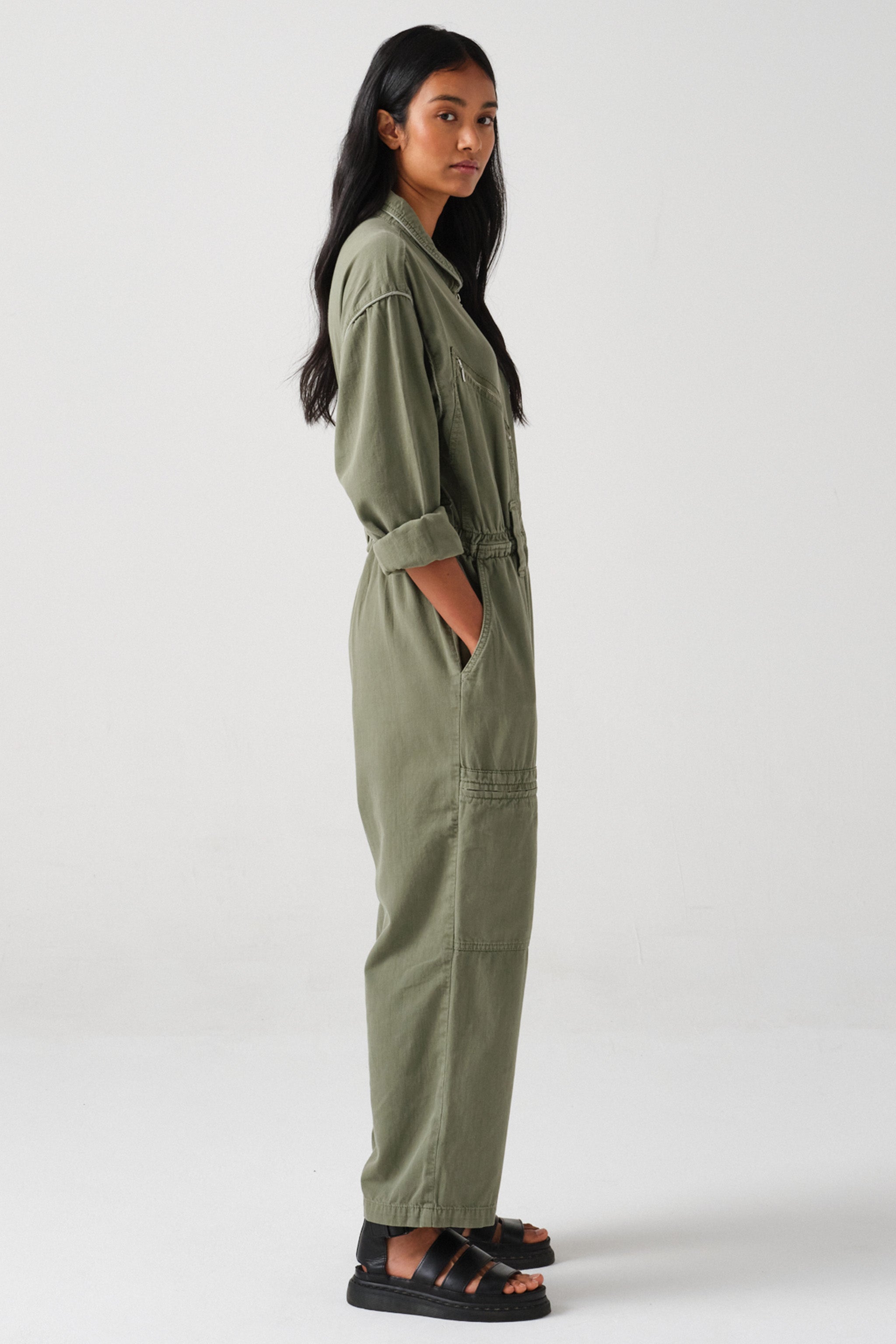 Amelia All in One in Moss