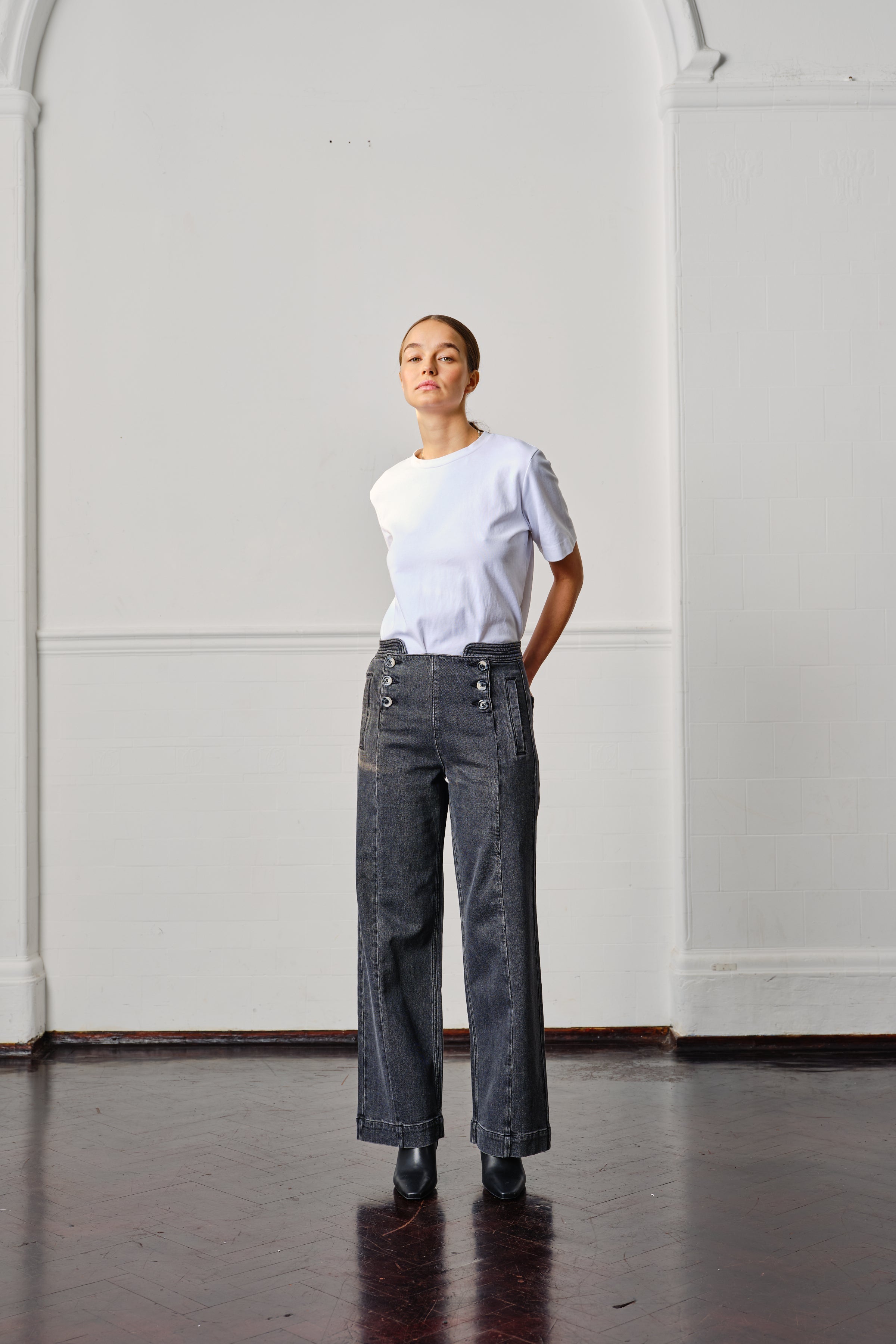 Marie Jean in Vintage Grey - seventy + mochi