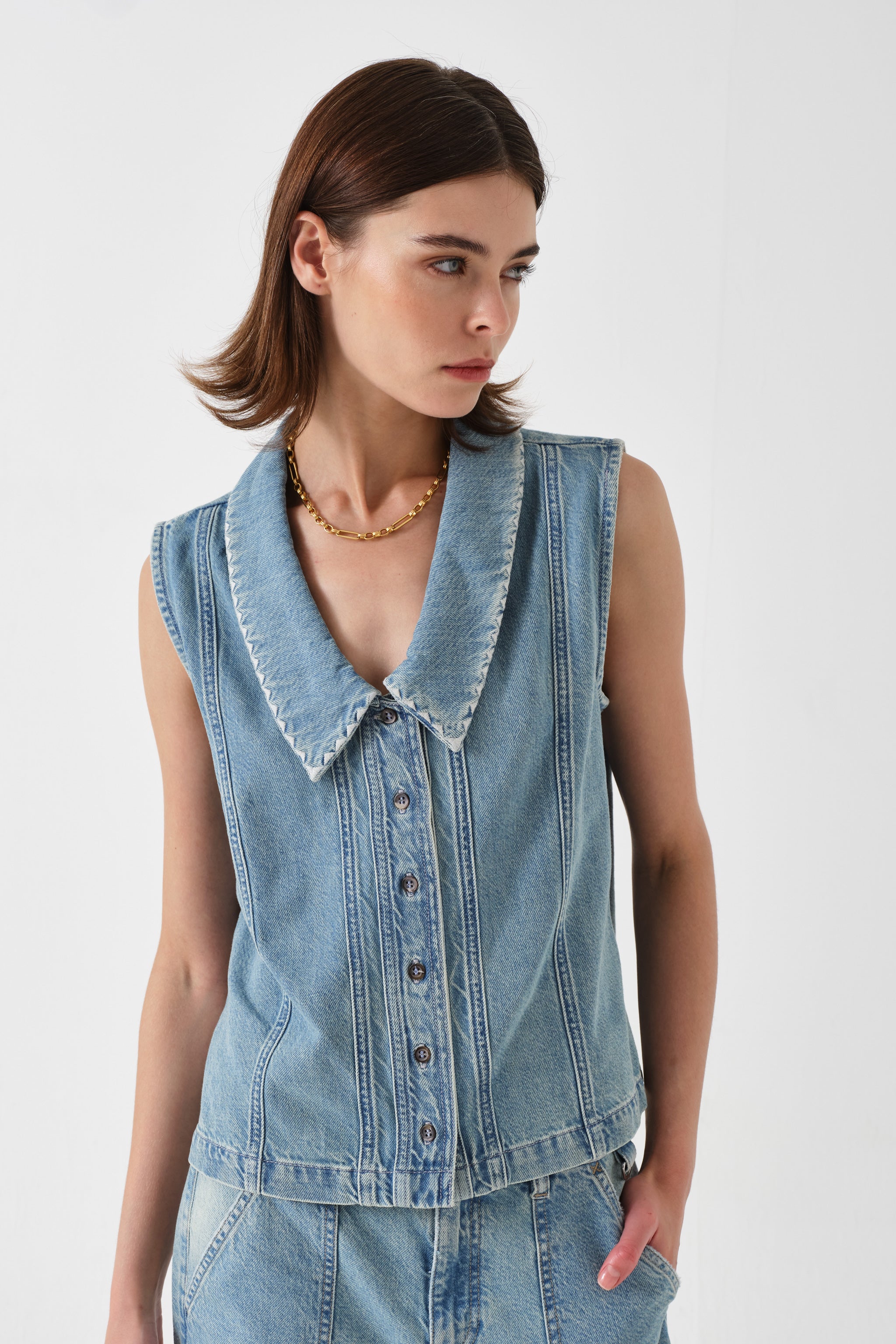 Tara Top in Sunfade - seventy + mochi