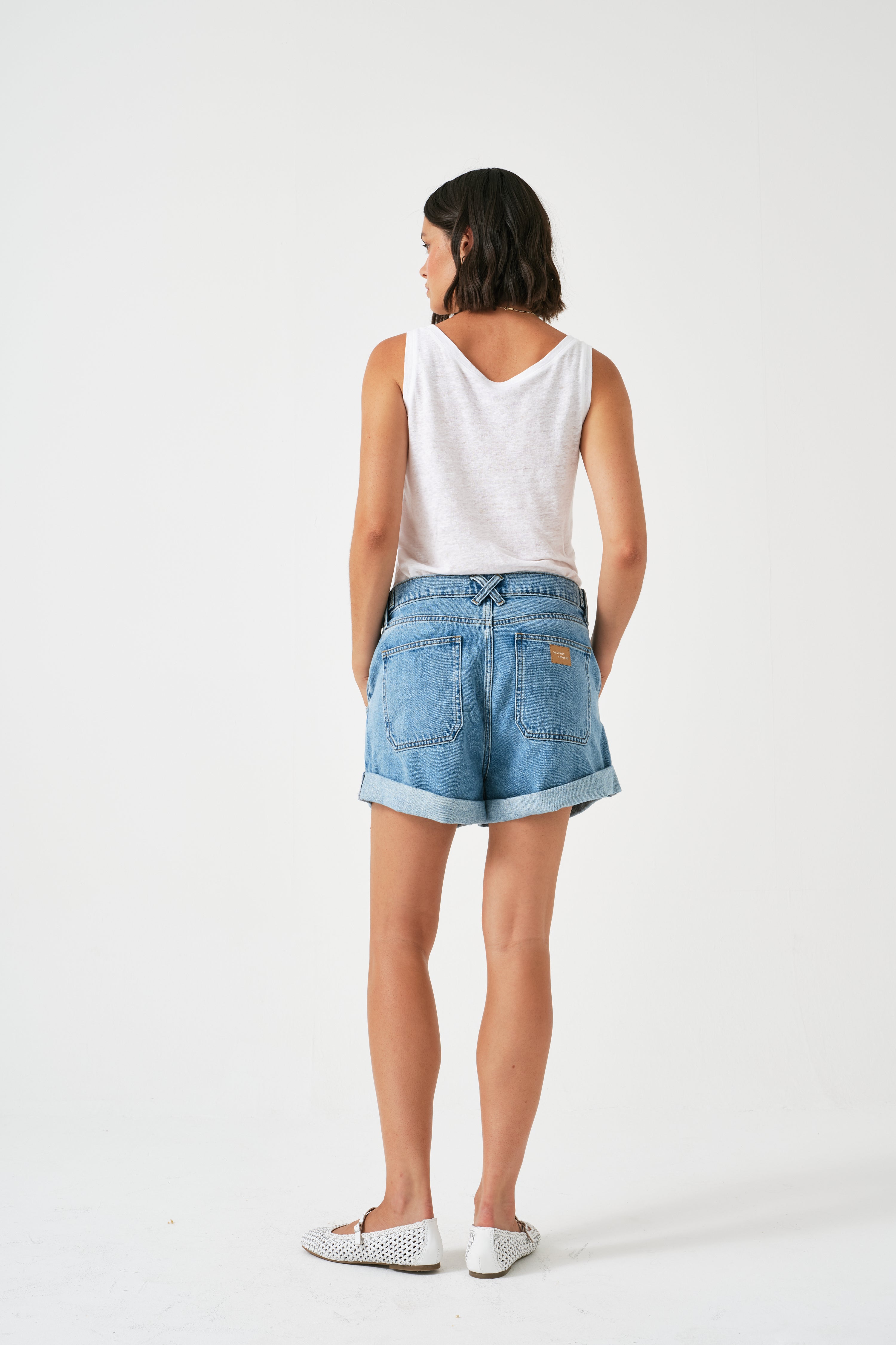 Ali Tab Short in Weekender - seventy + mochi