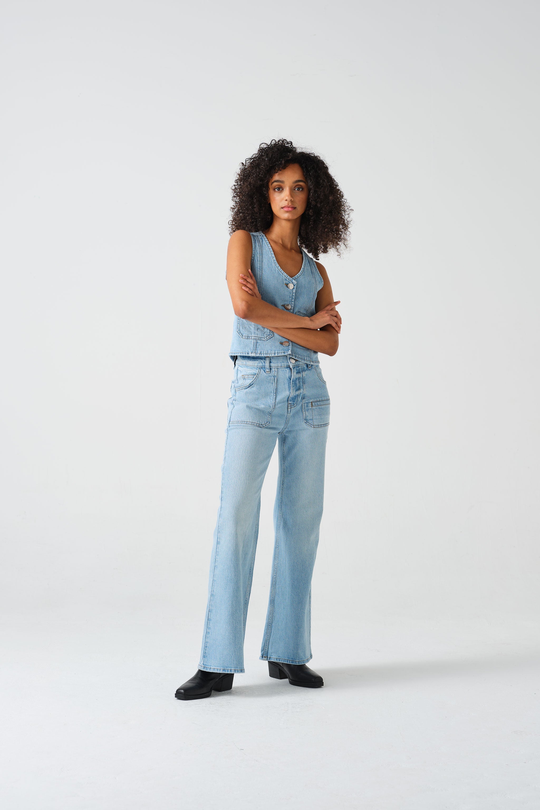 Queenie Jean in Oceanic Blue - seventy + mochi