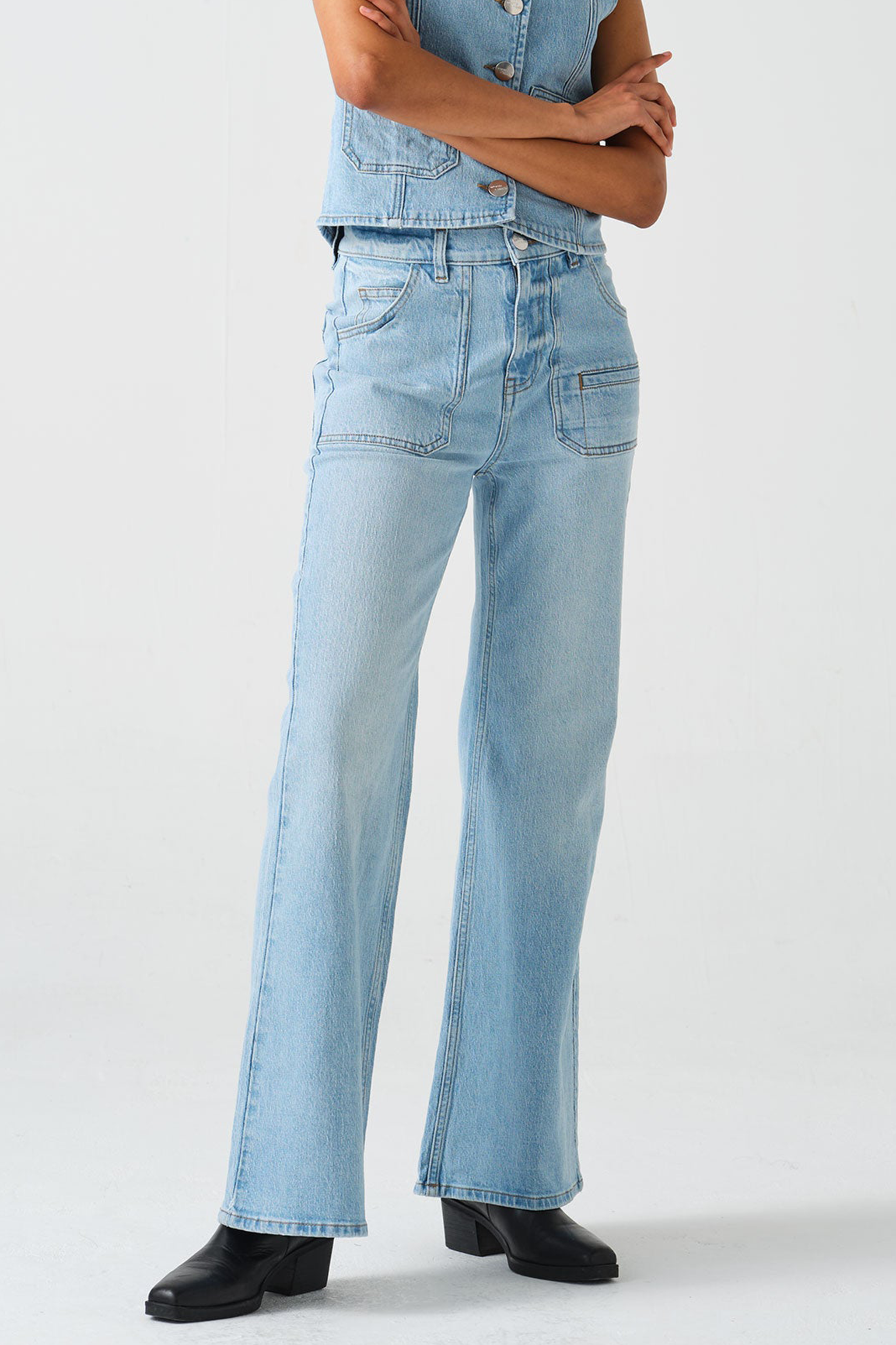 Queenie Jean in Oceanic Blue - seventy + mochi