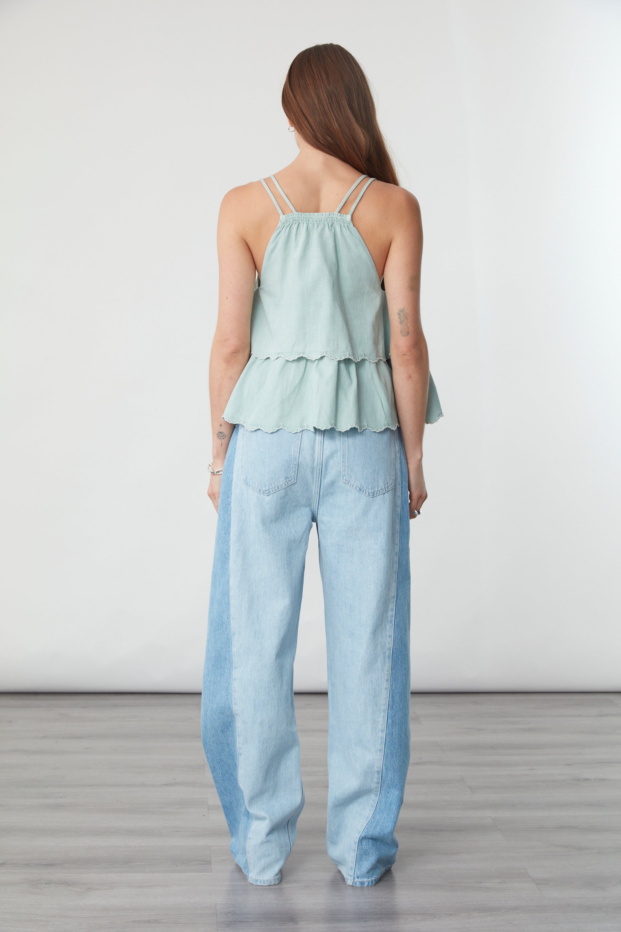 Gilly Vest In Sage - seventy + mochi