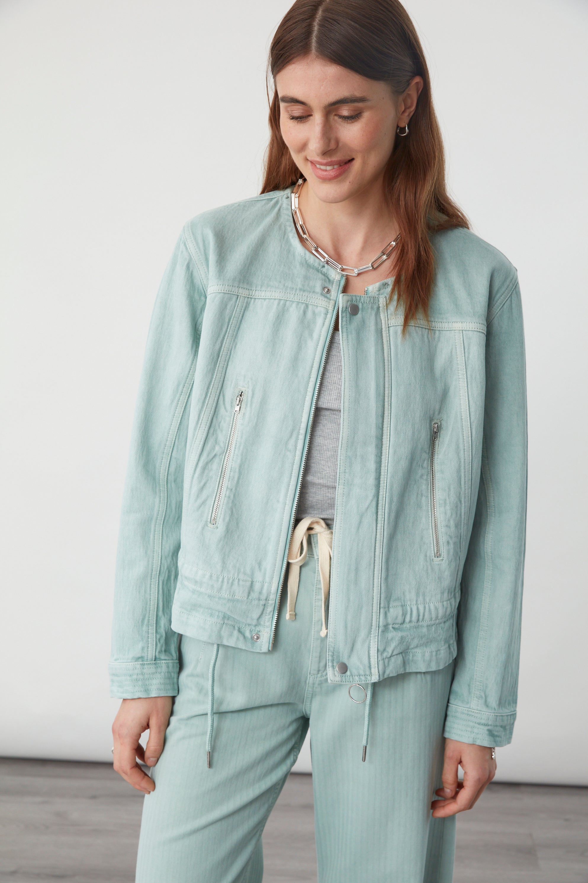 Fai Jacket In Sage - seventy + mochi