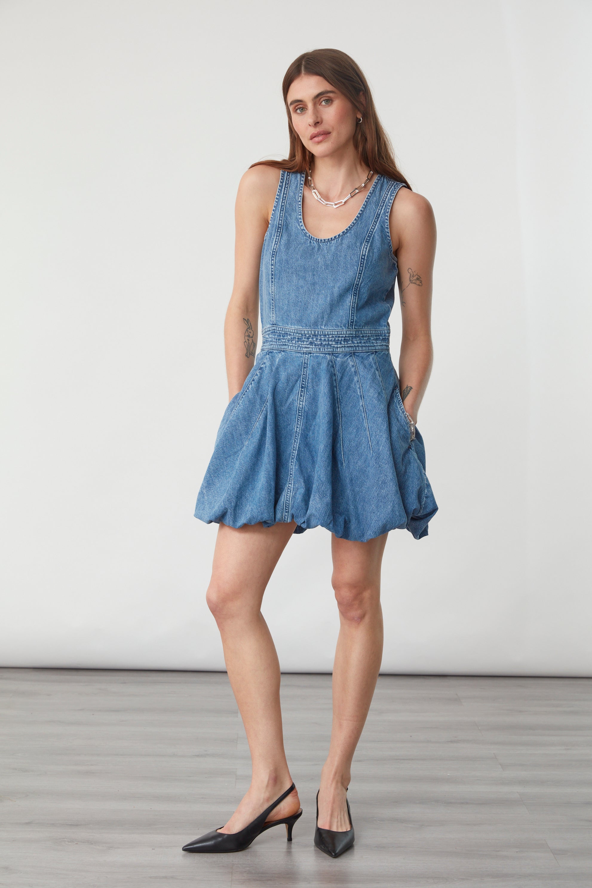 Adi Mini Dress In Malibu - seventy + mochi
