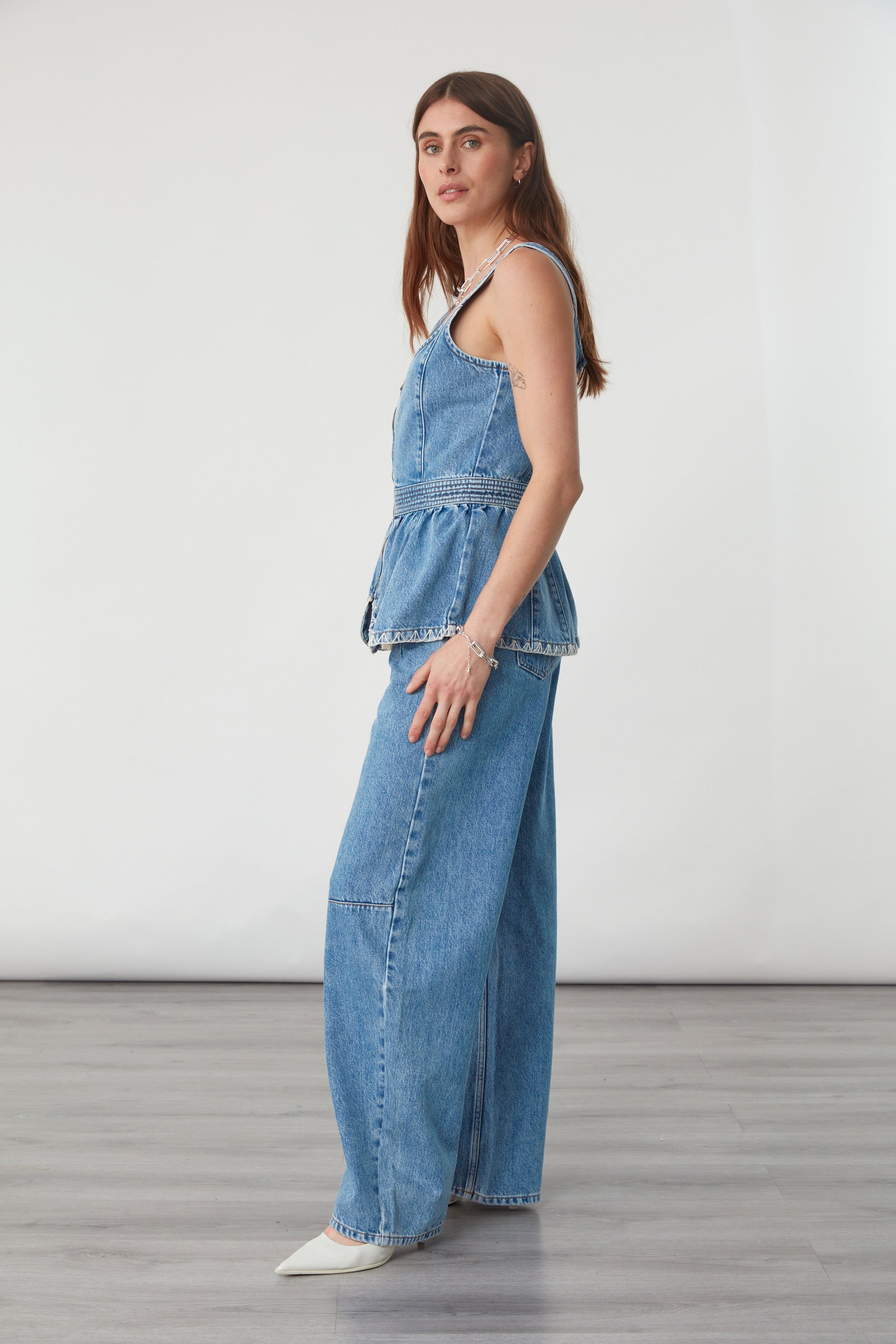 Sasha Corset Top In Malibu - seventy + mochi