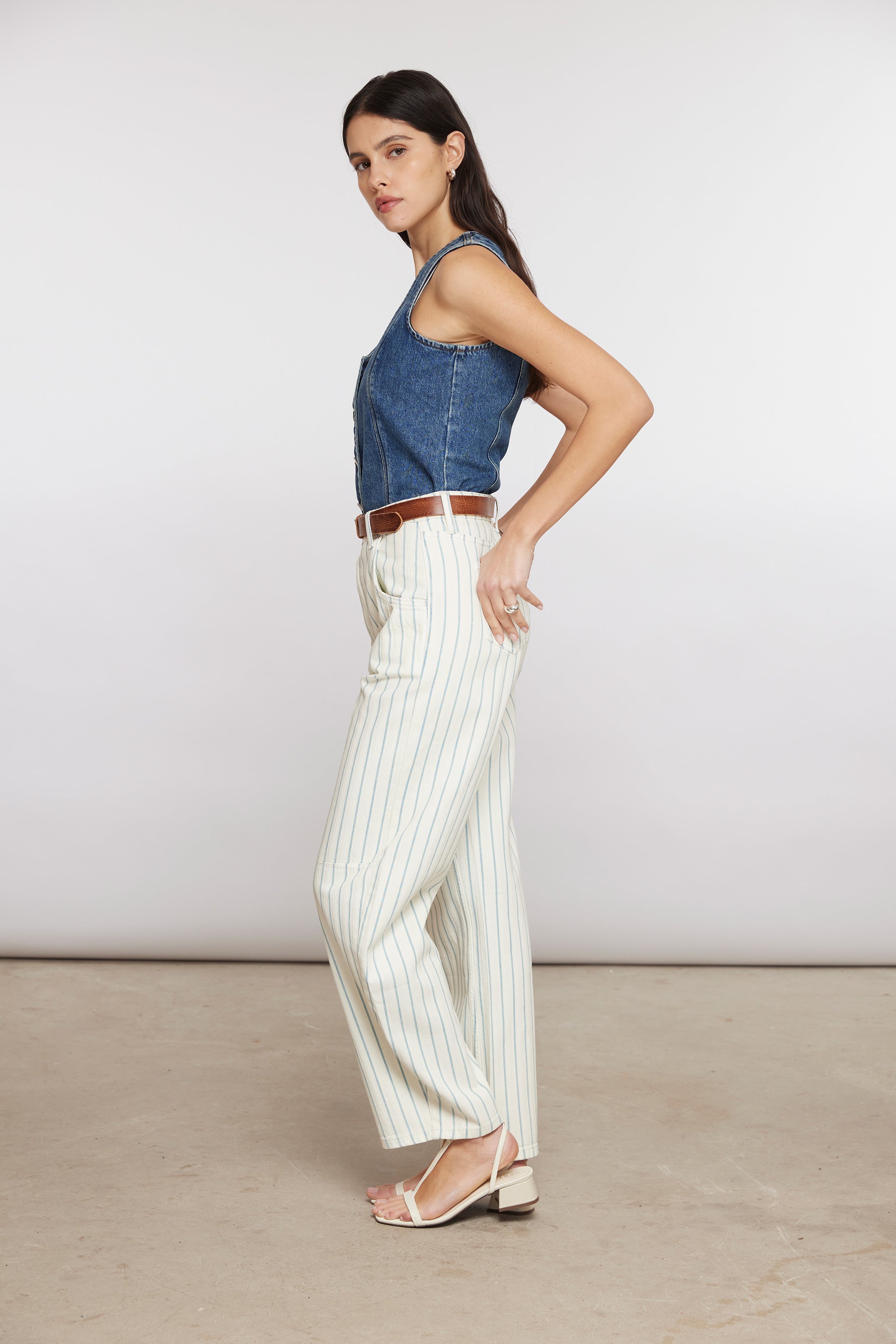 Nina Jean In Faded Stripe - seventy + mochi