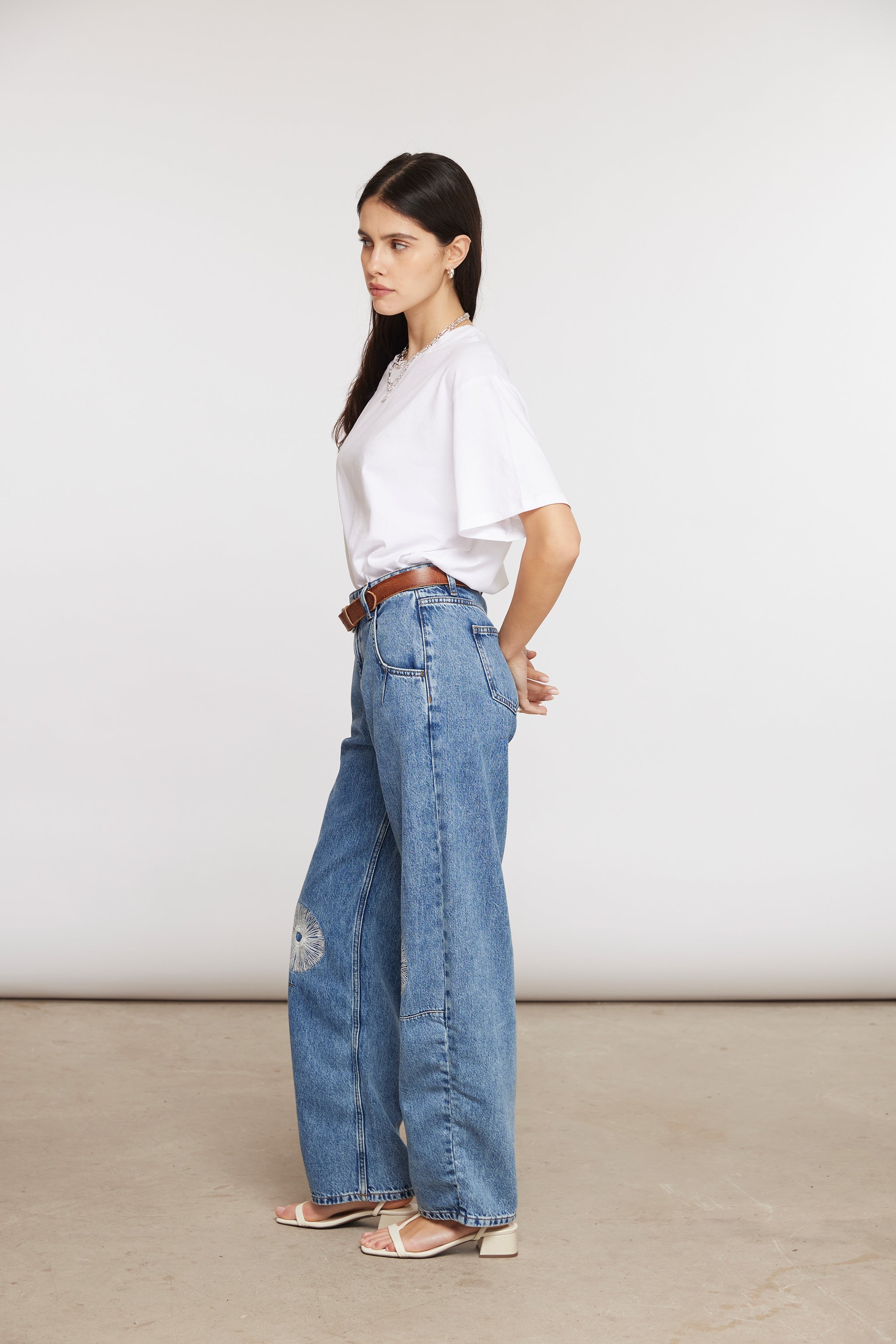 Nina Jean In Malibu Embroidered