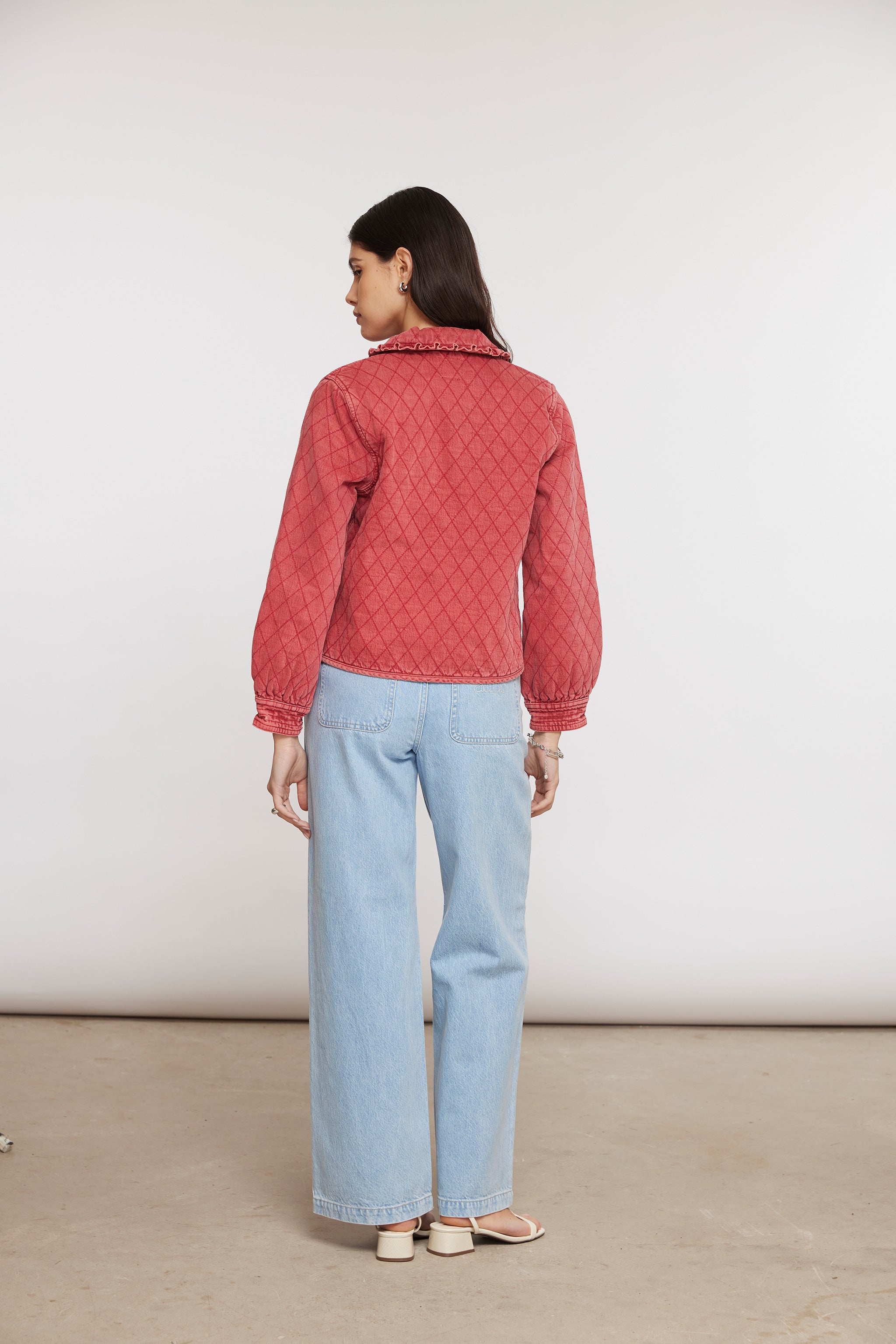 Heidi Jacket In Vintage Red