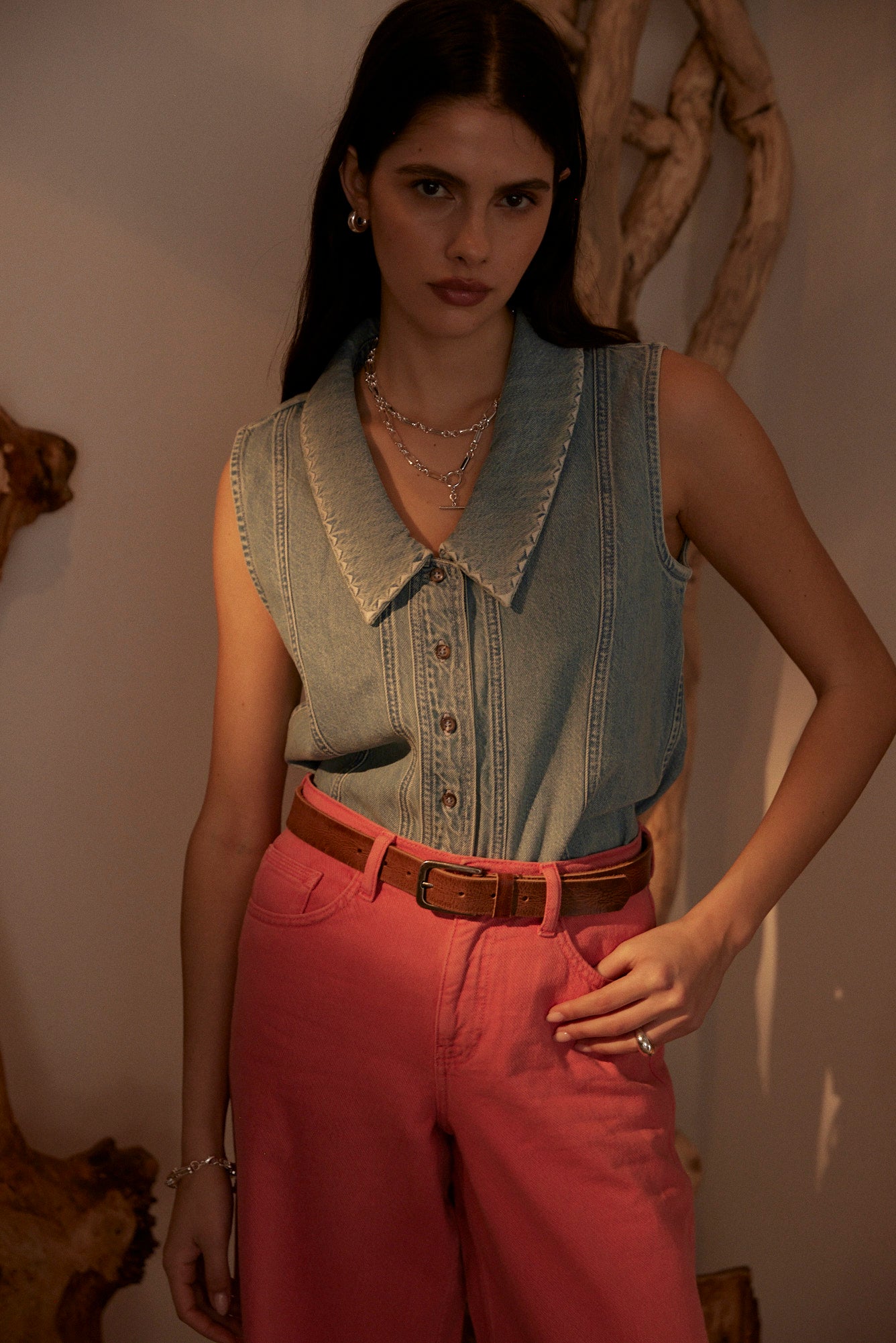 Tara Top in Sunfade - seventy + mochi