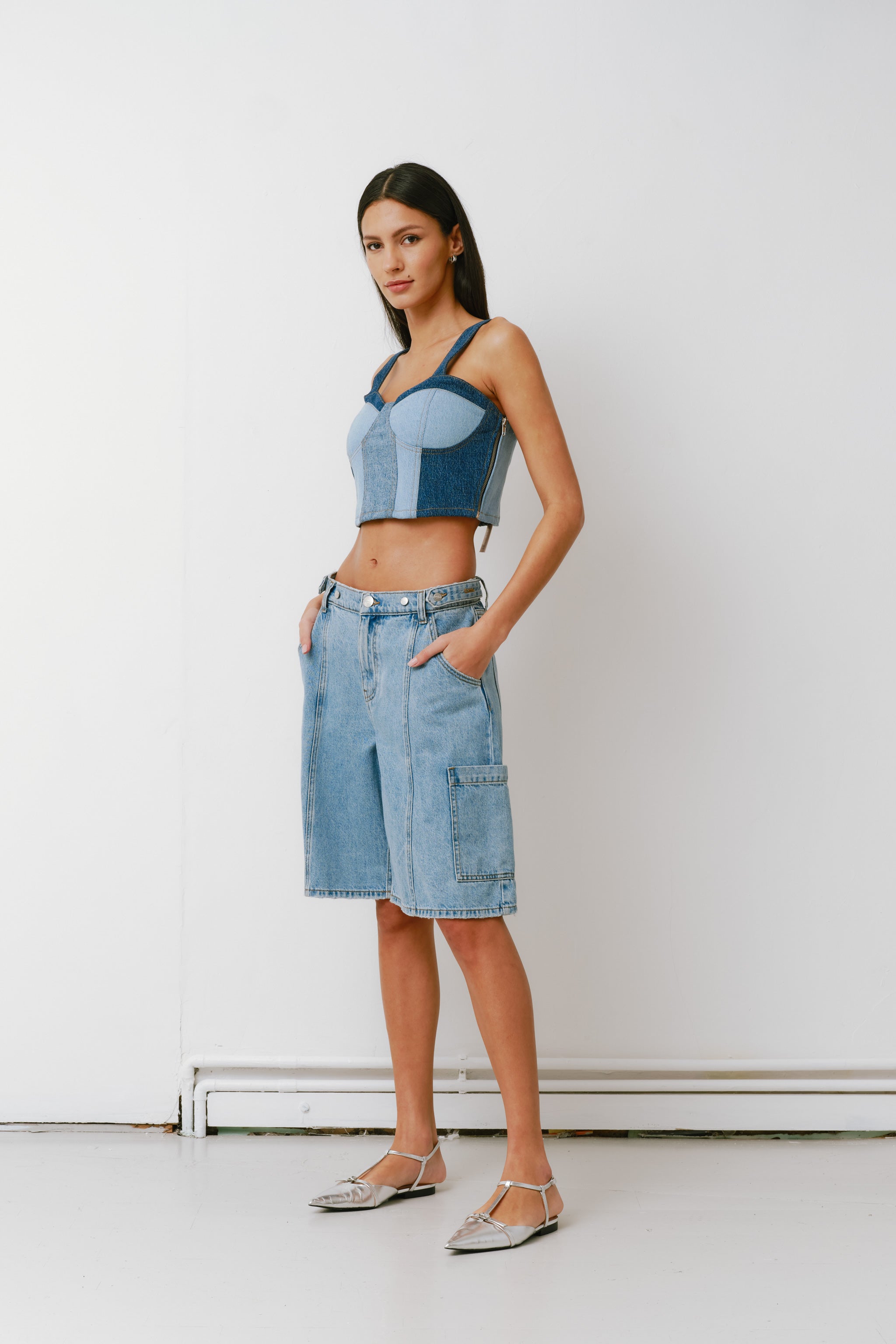 Daria Top in Patched