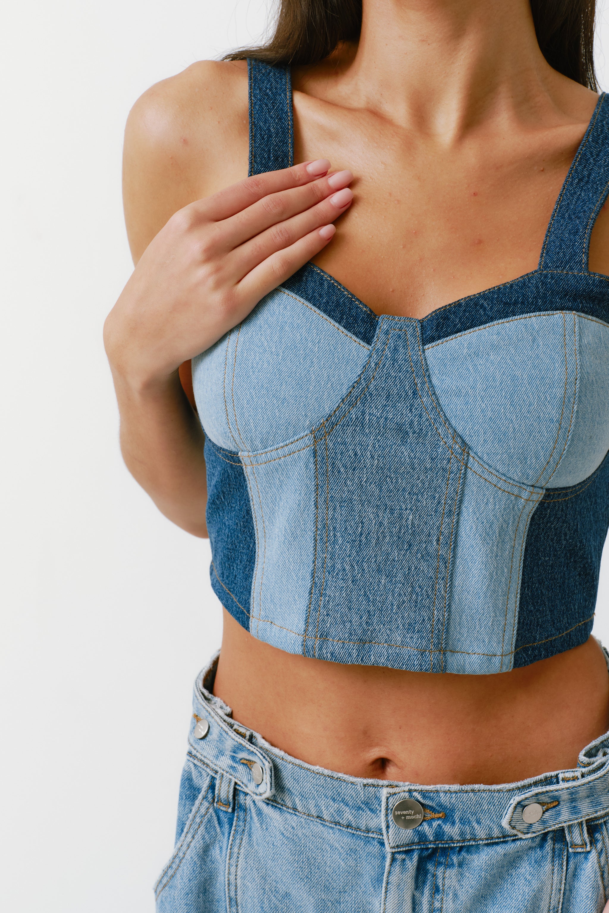 Daria Top in Patched
