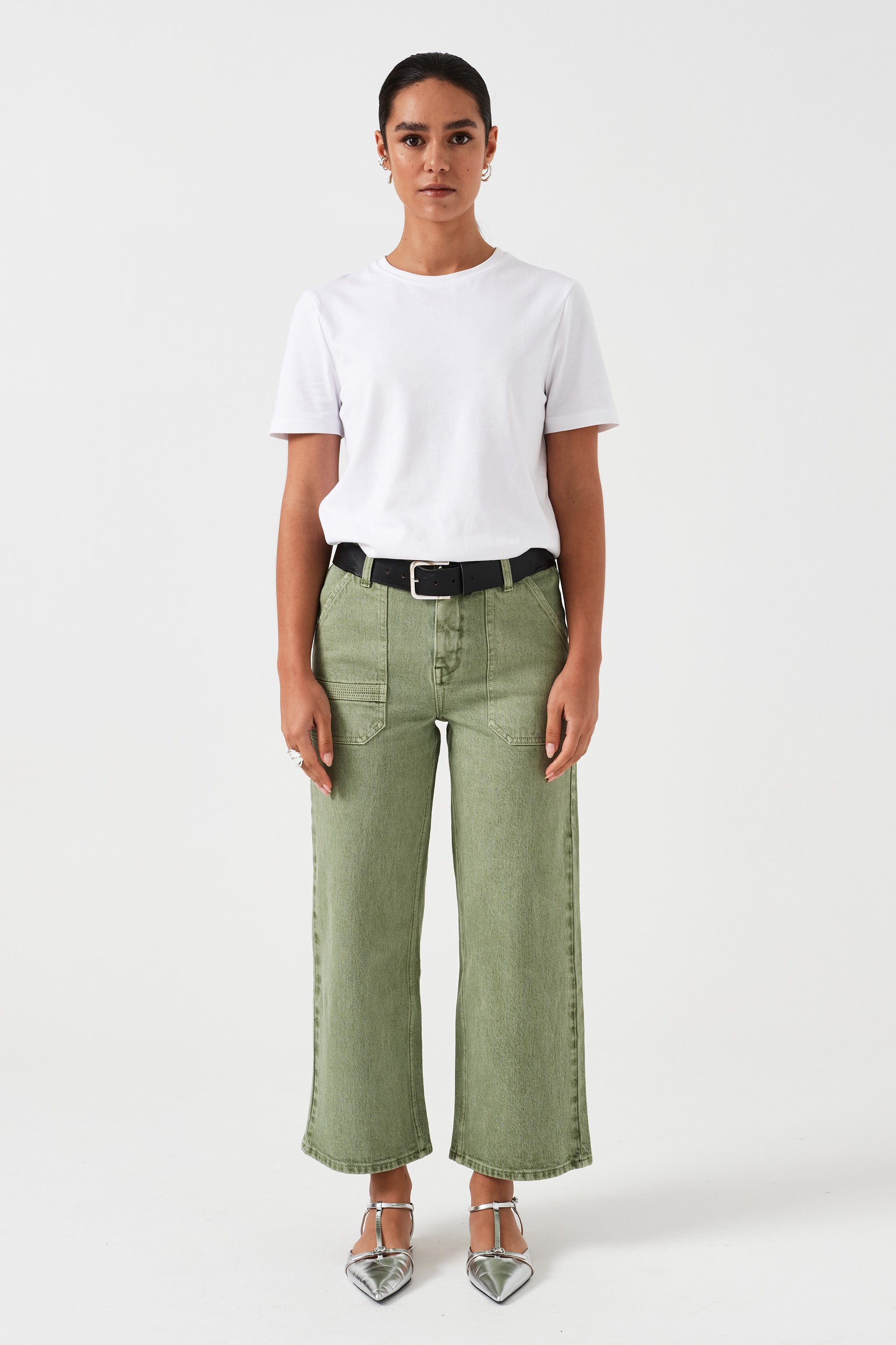 Elodie Jean in Vintage Moss - seventy + mochi
