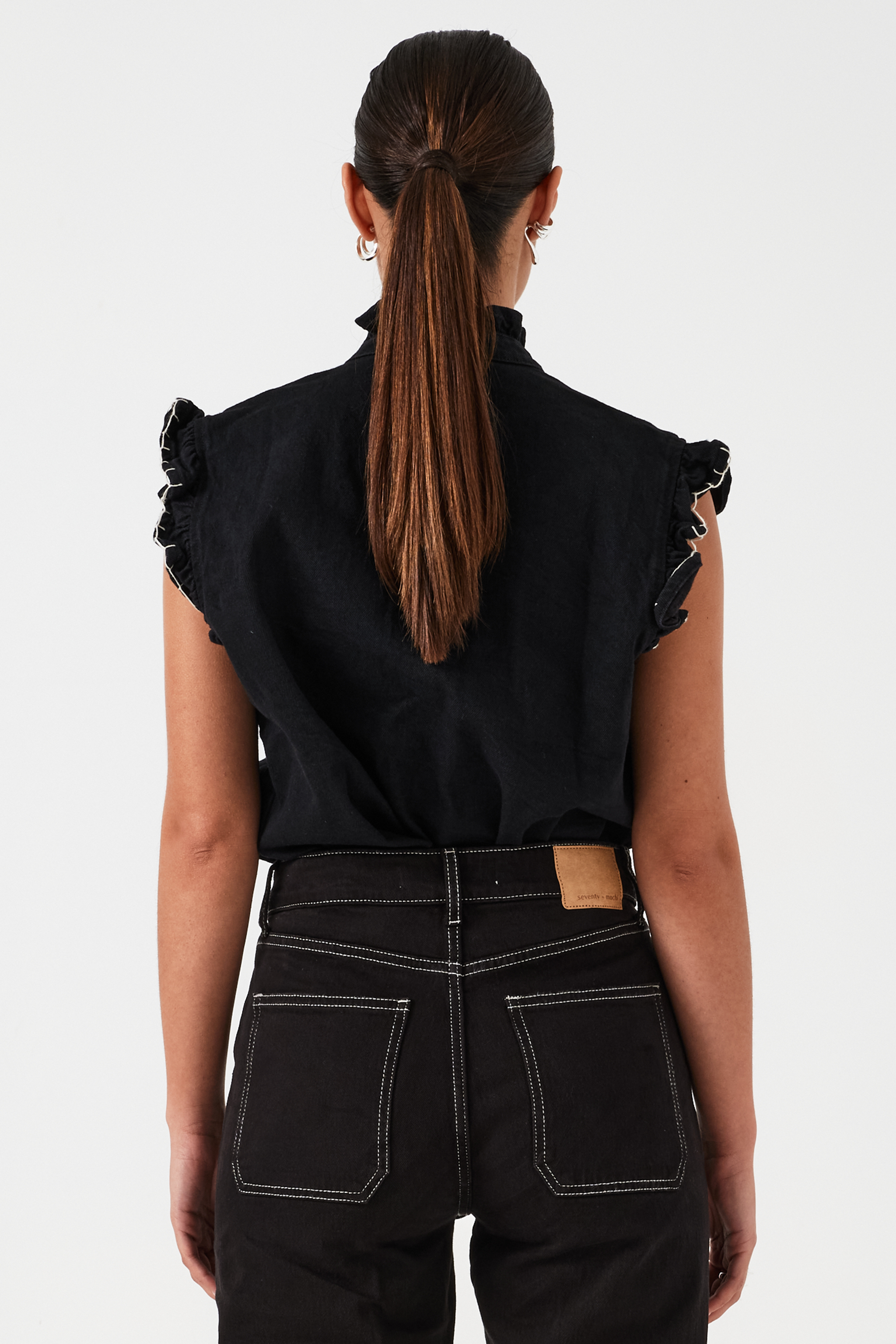 Pablo Waistcoat in Vintage Black - seventy + mochi