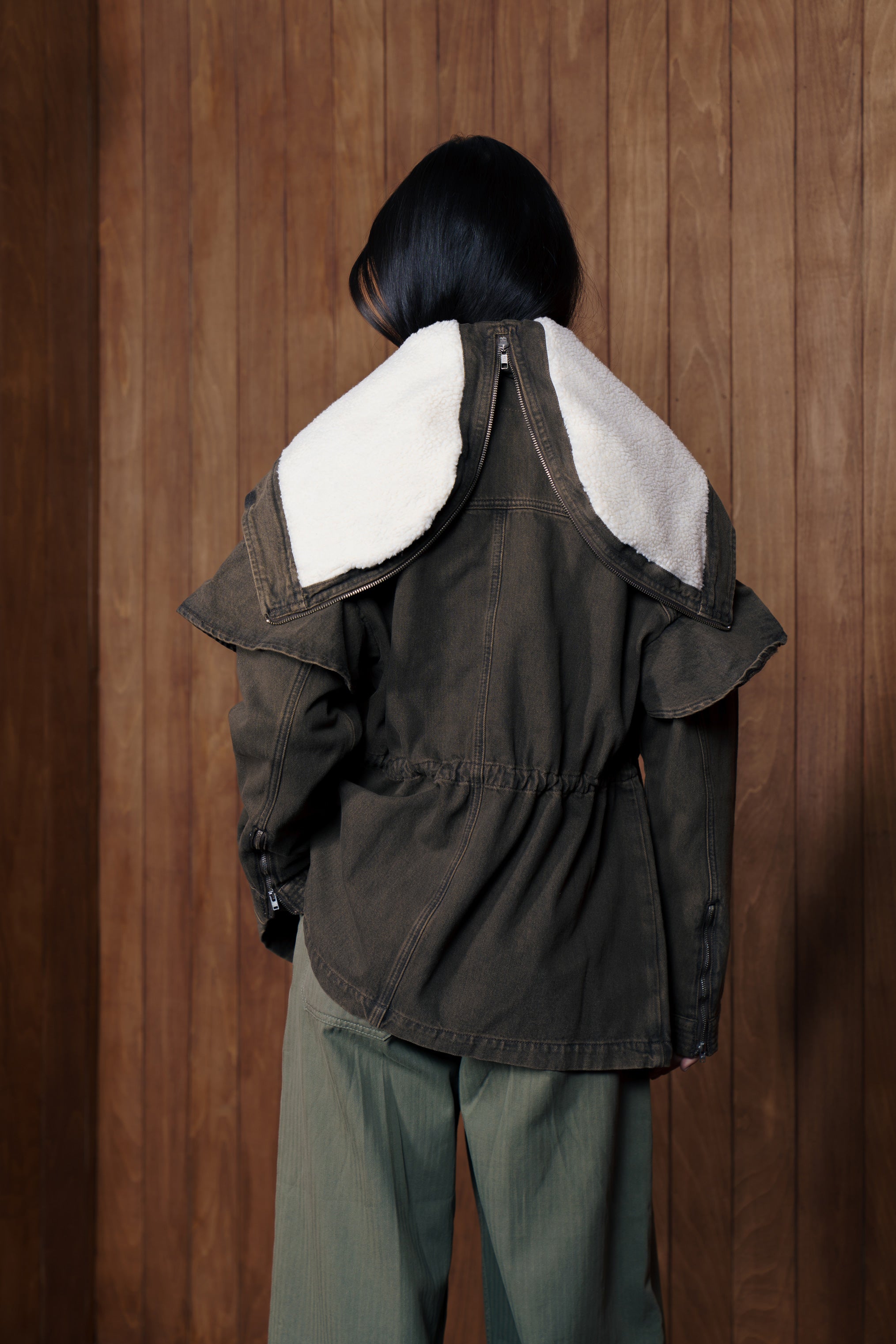 Finn Denim Jacket in Cacao - seventy + mochi