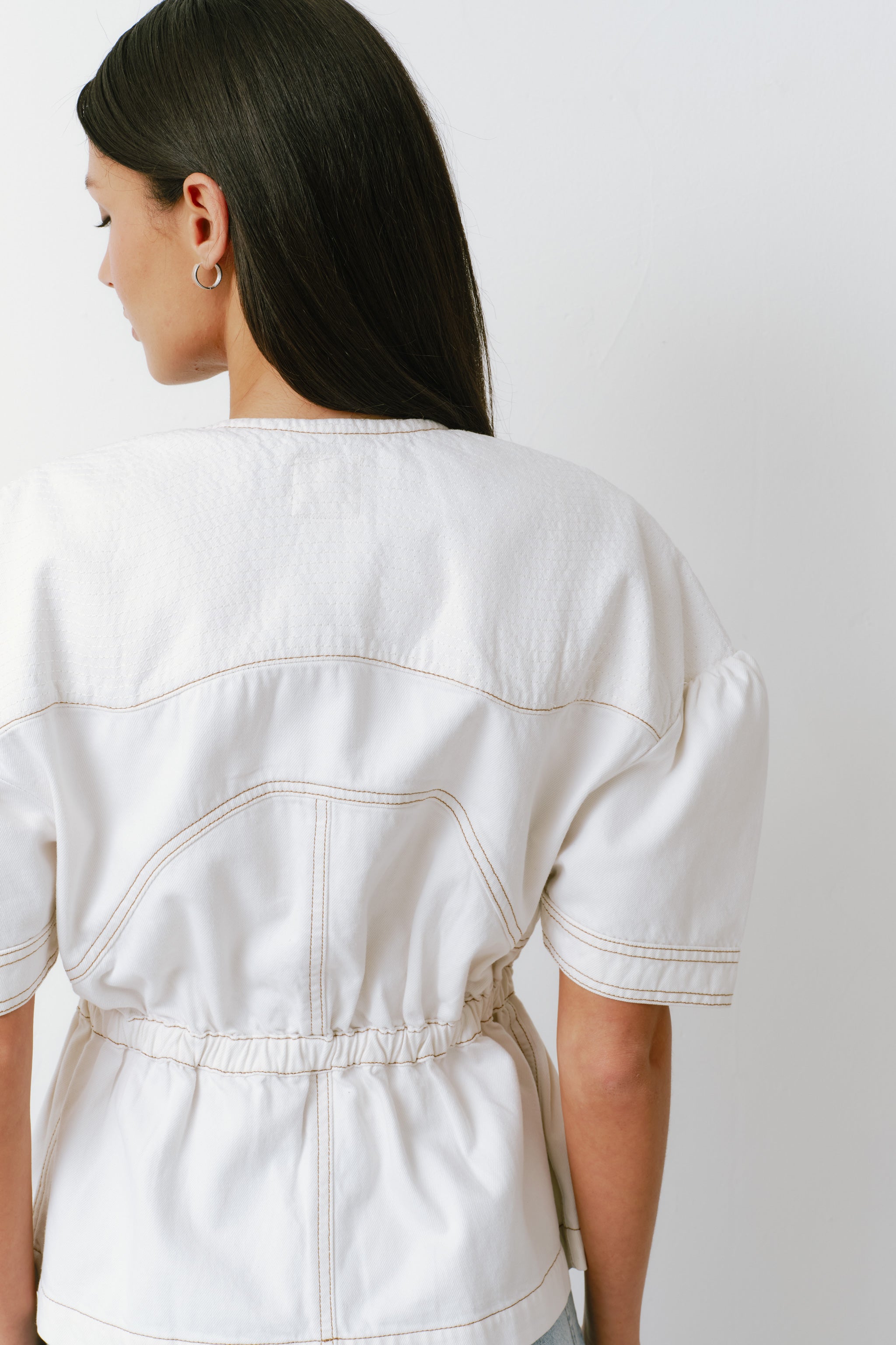 Zaha Top in White - seventy + mochi