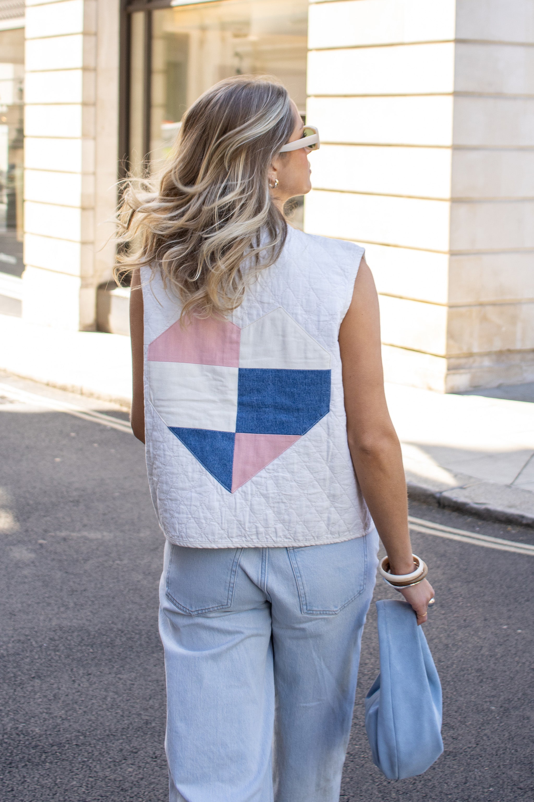 Aria Vest in Ecru - seventy + mochi