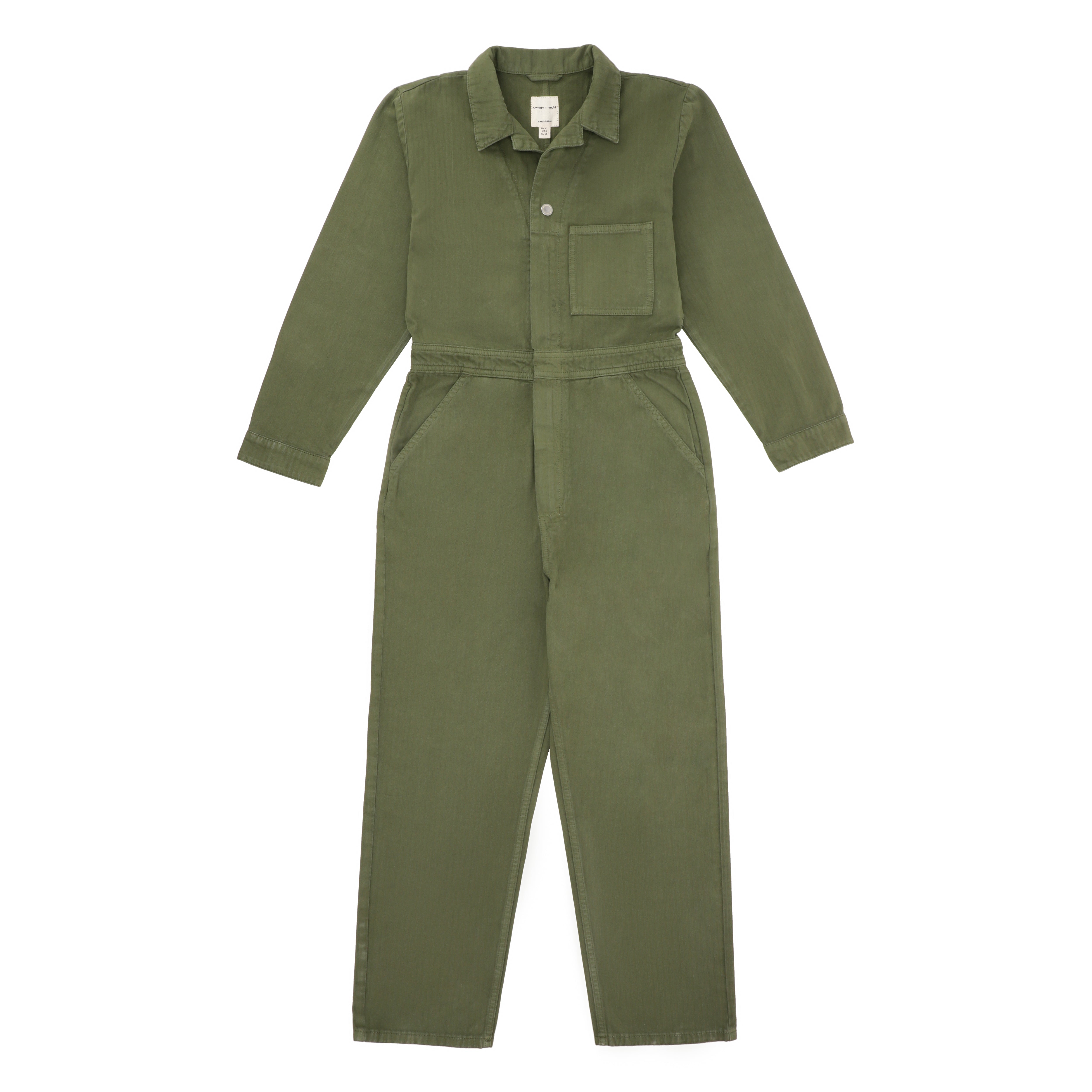 Indie Jumpsuit in Pine - seventy + mochi