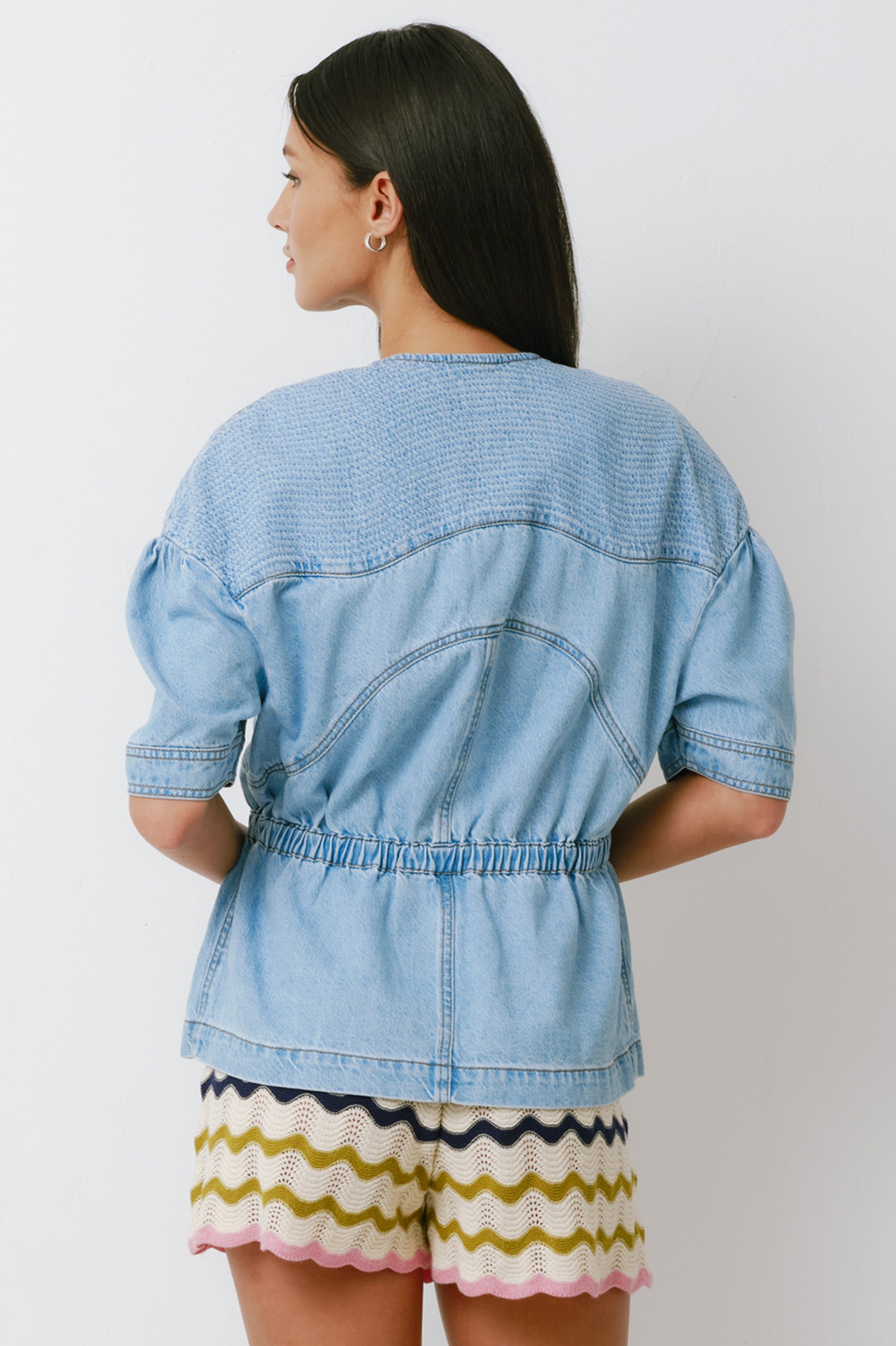 Zaha Top in Summer Sky - seventy + mochi