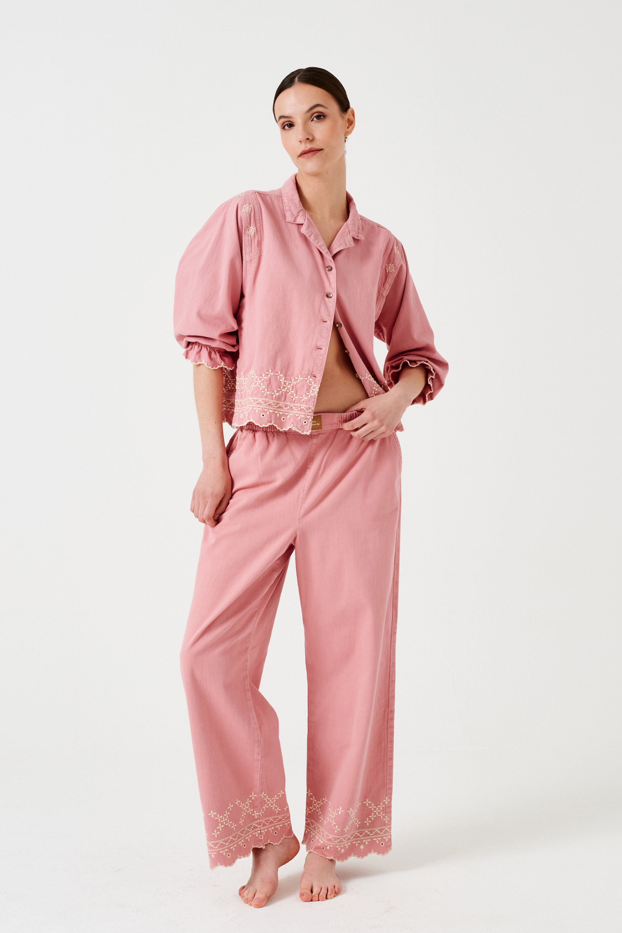Sophie Pant in Powder Pink - seventy + mochi