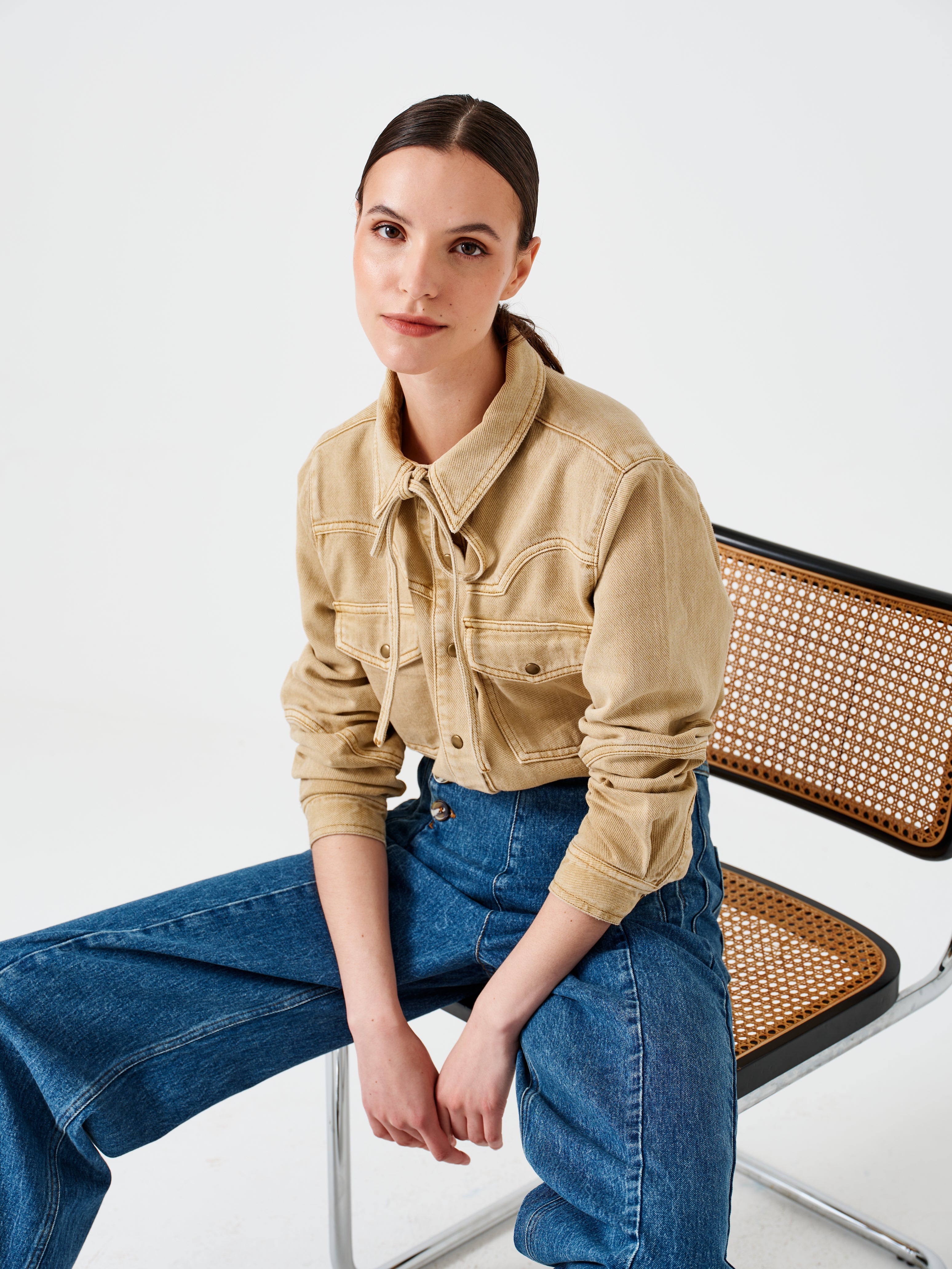 Mia Shirt in Desert Sand - seventy + mochi
