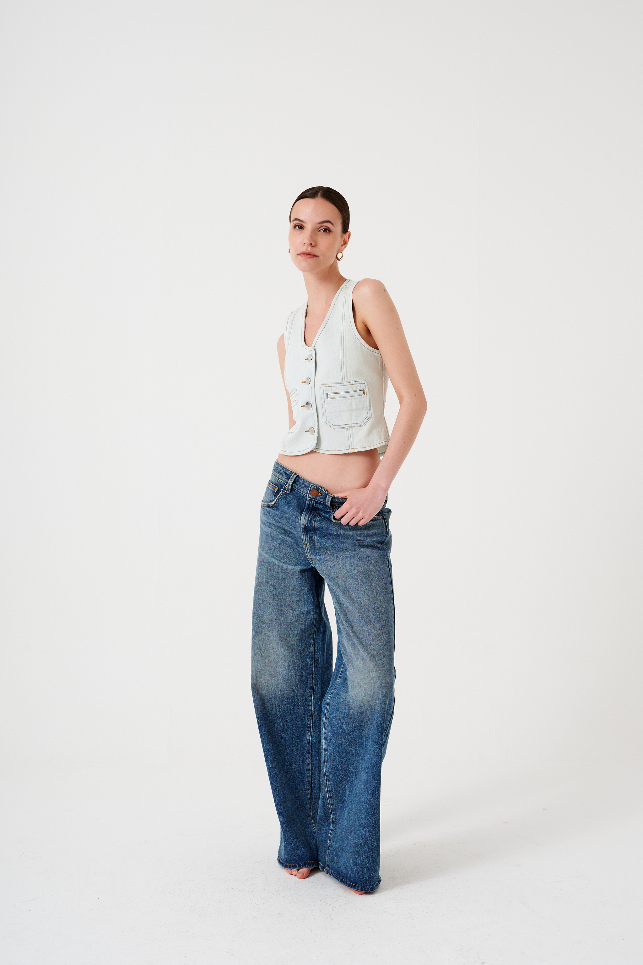 Bea Waistcoat in Coachella Vintage - seventy + mochi