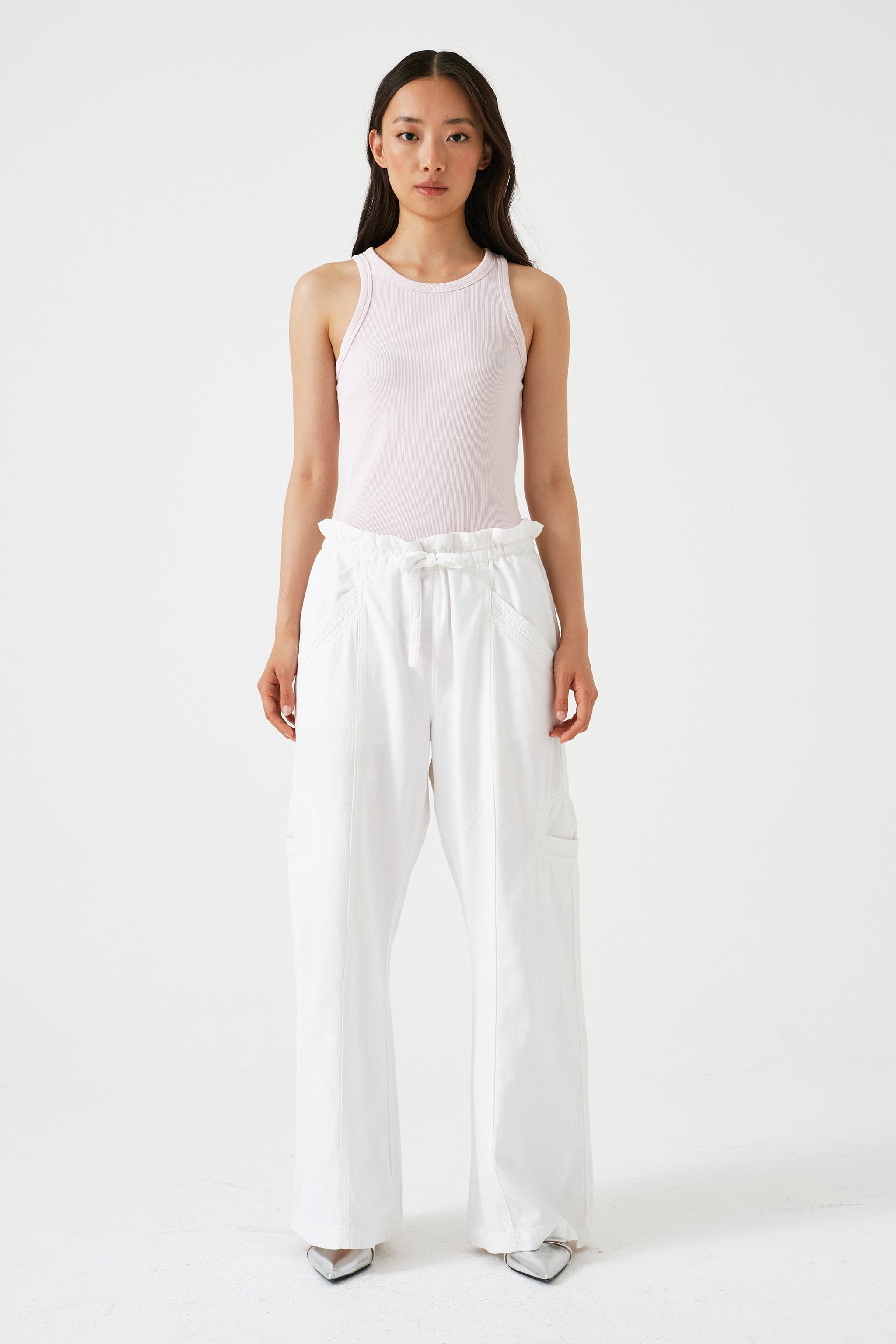 Juno Pant in White - seventy + mochi
