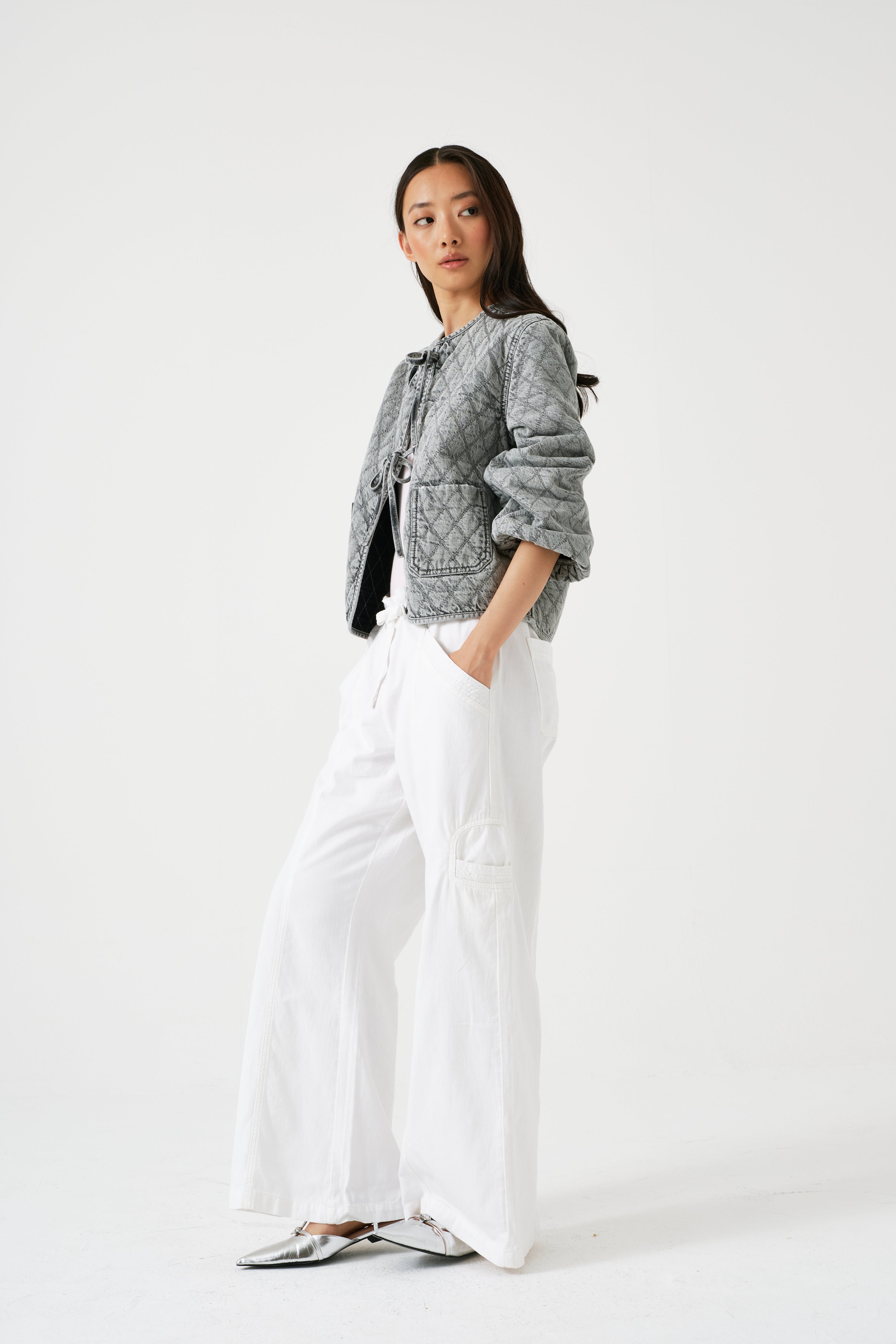 Aria Jacket in Silver Lining - seventy + mochi