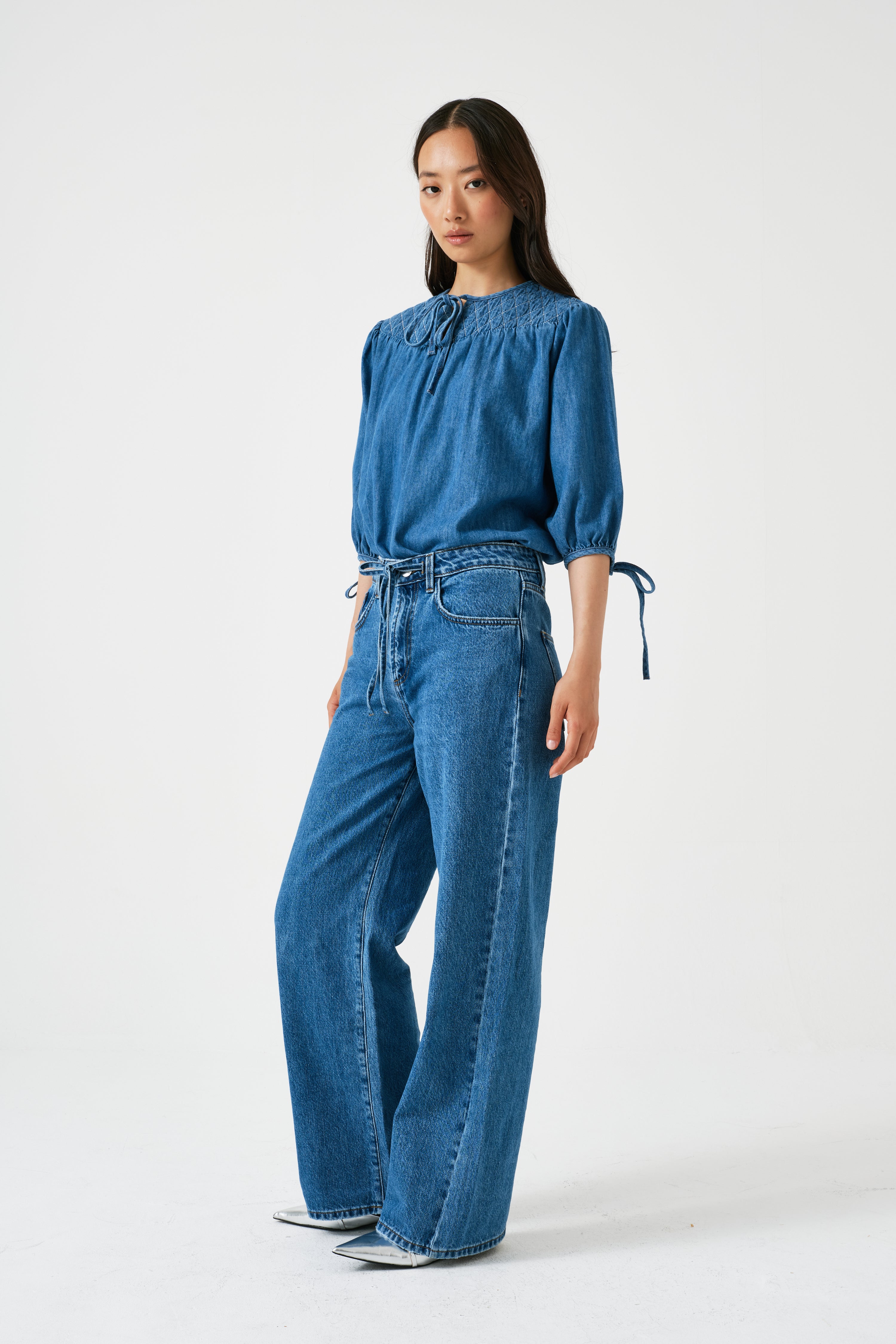 Blake Jean in Dark Weekender - seventy + mochi