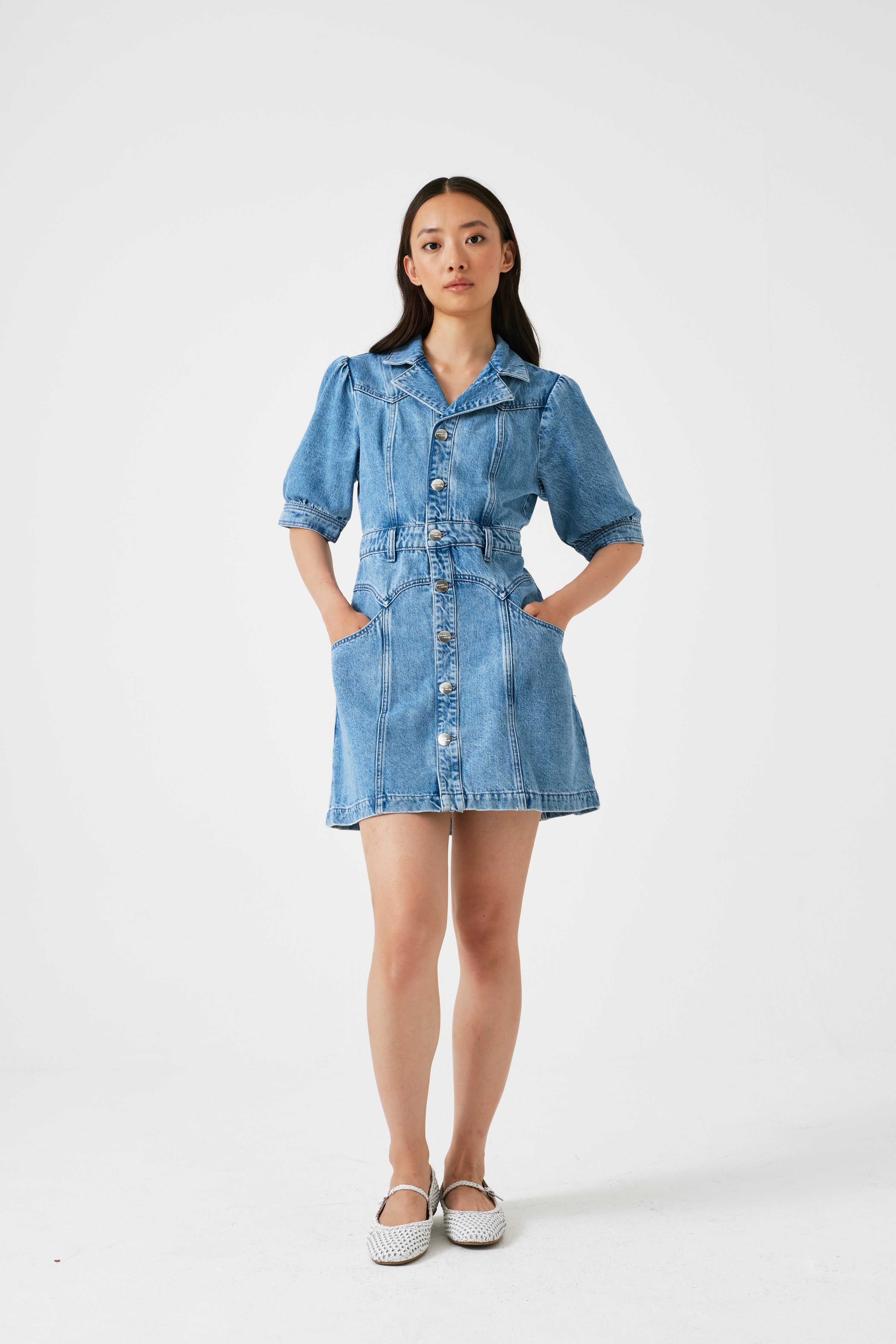 Mia Mini Dress in Weekender - seventy + mochi