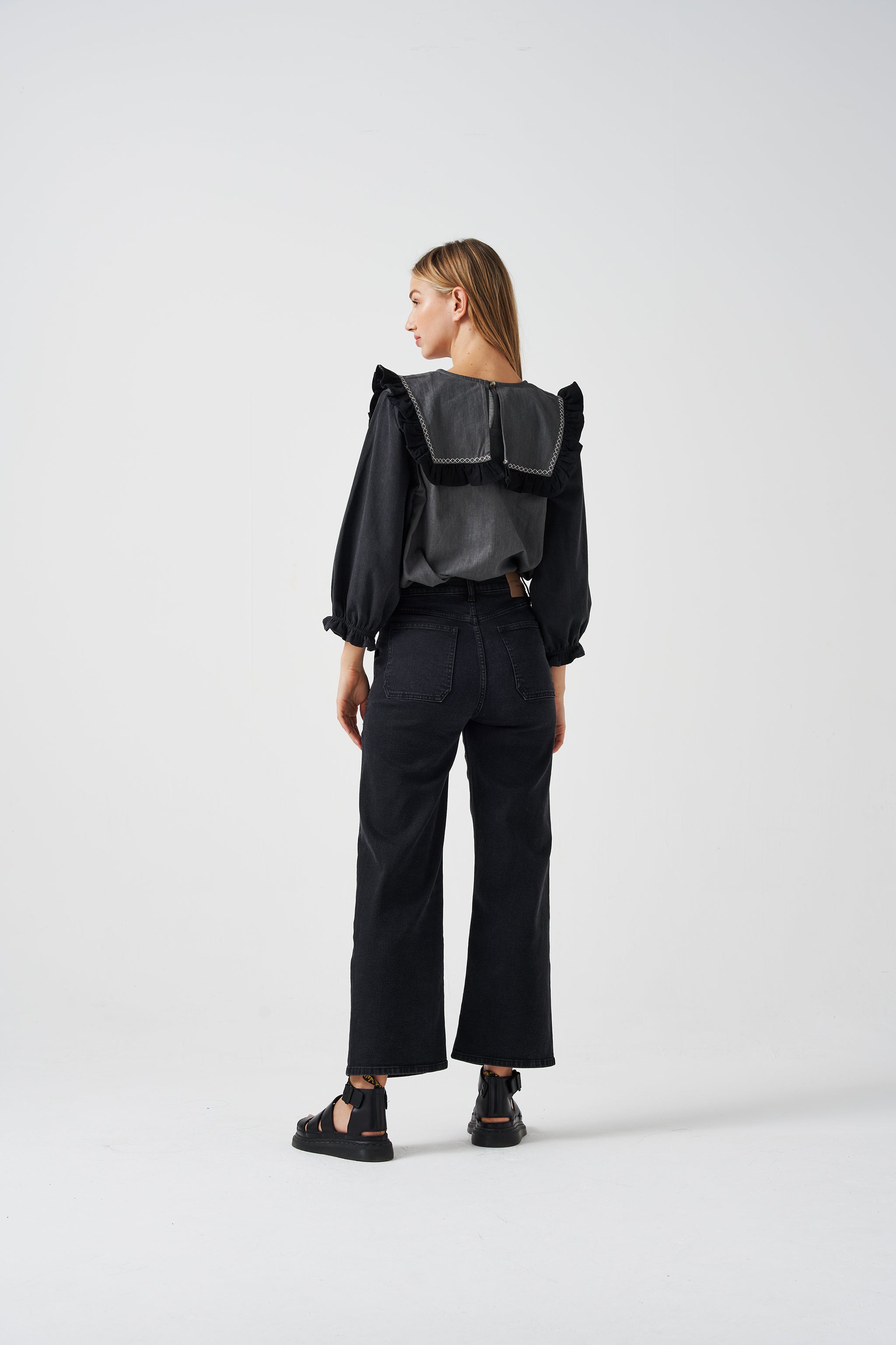 Elodie Jean in Black Denim - seventy + mochi