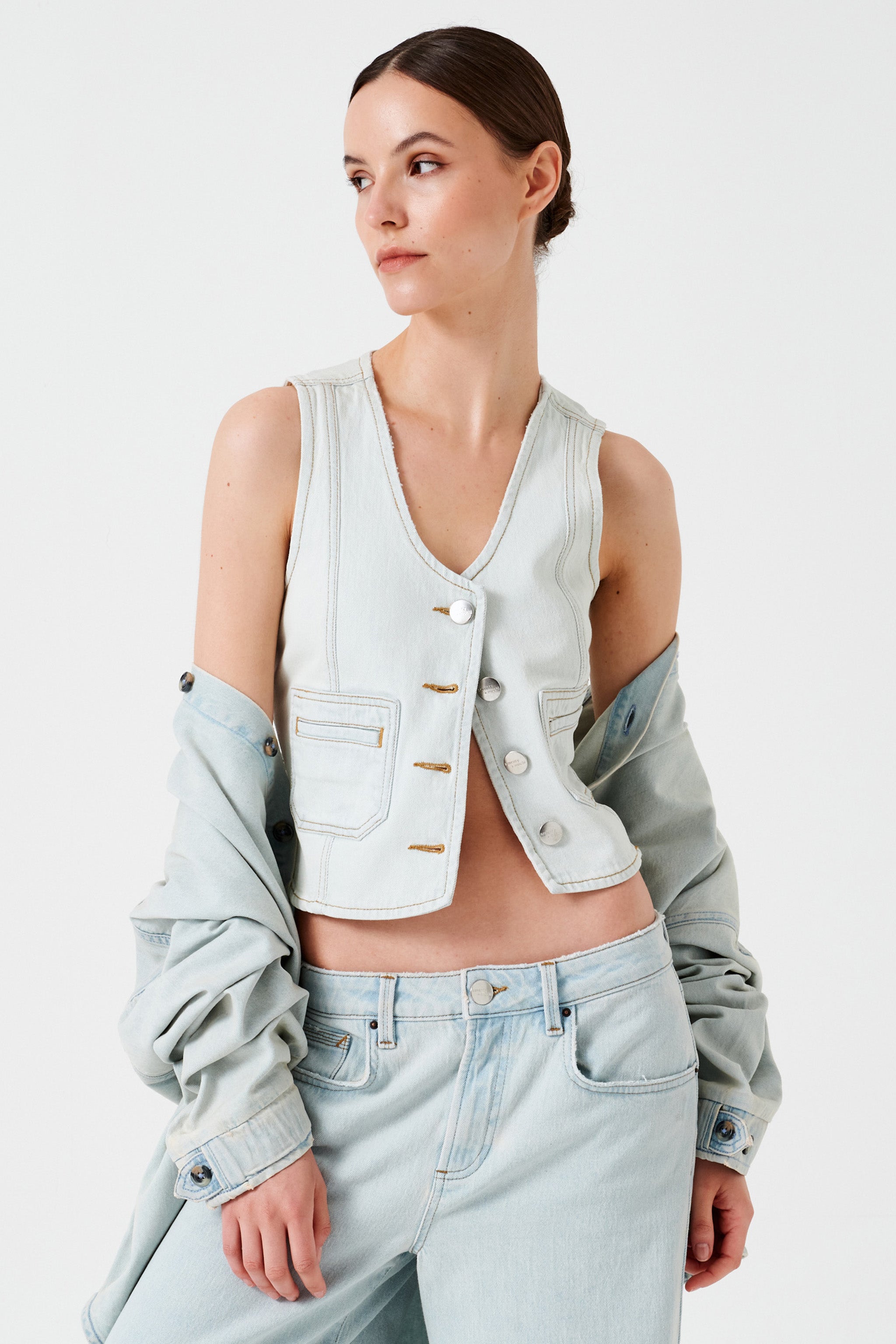 Bea Waistcoat in Coachella Vintage - seventy + mochi