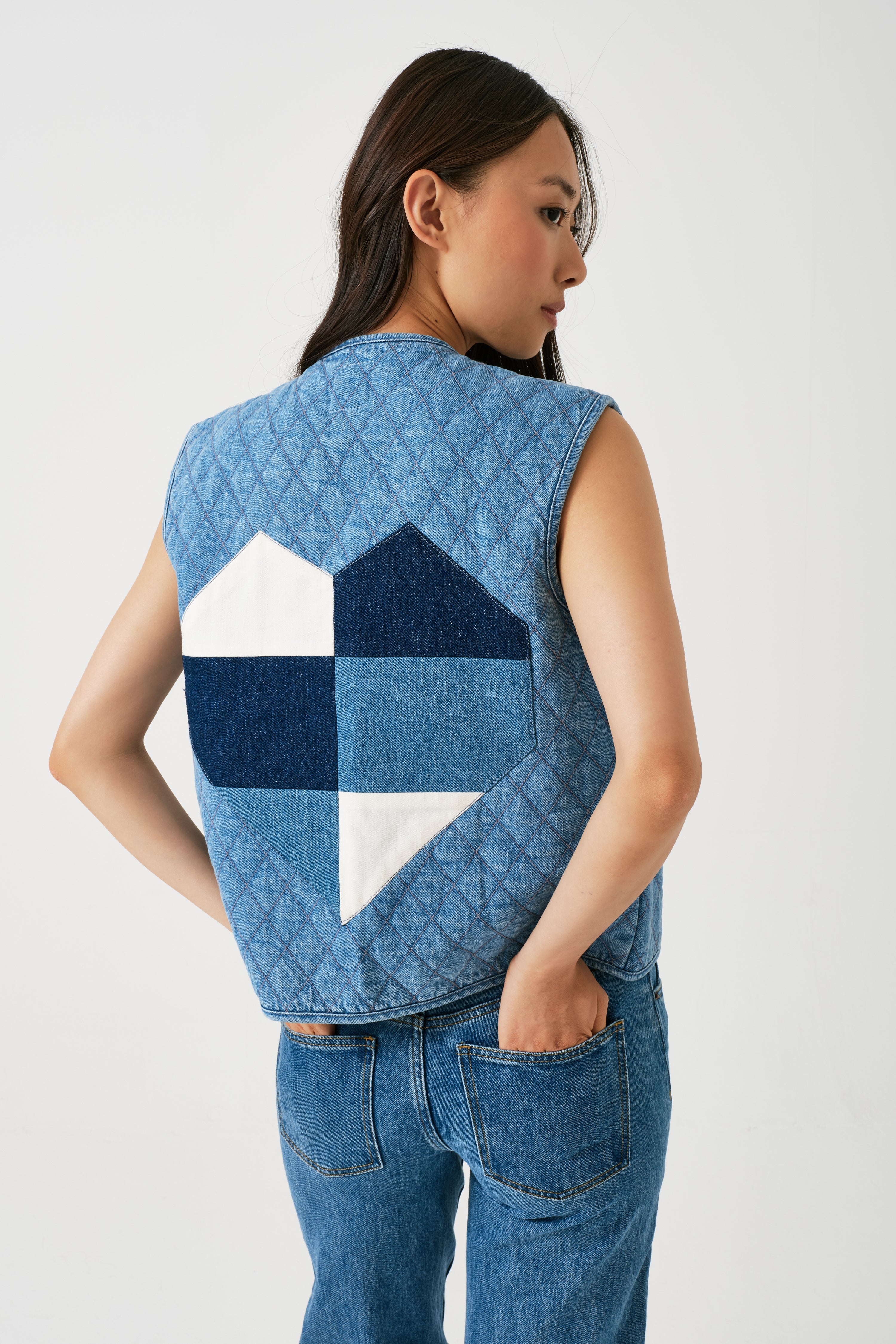 Aria Vest in Rodeo Vintage - seventy + mochi