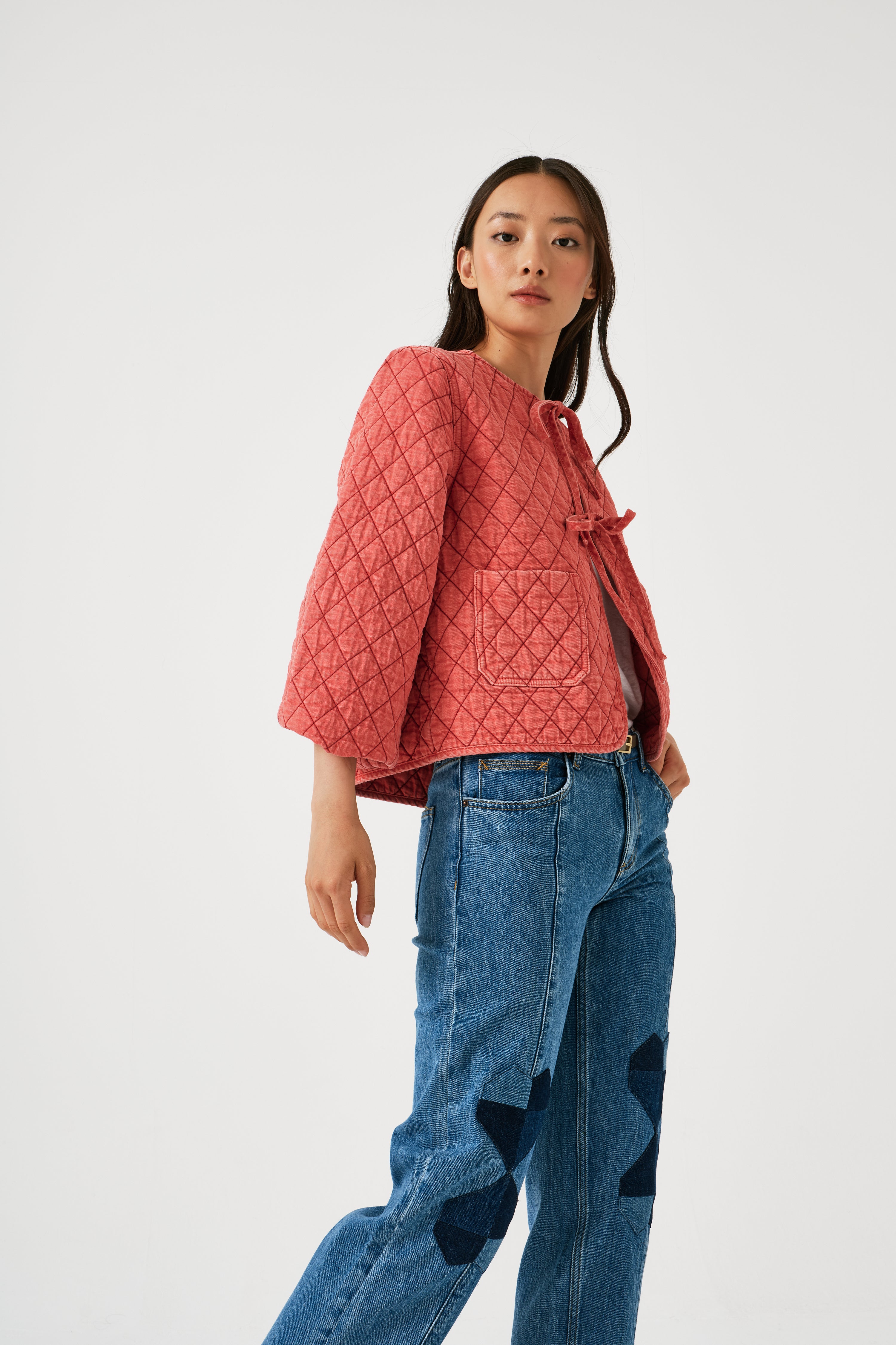 Aria Jacket in Mineral Red - seventy + mochi