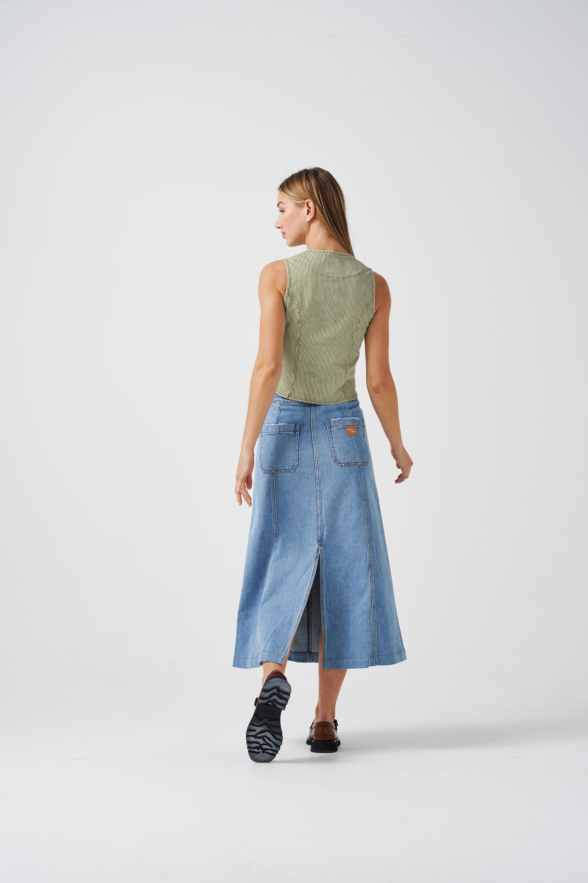 Willow Skirt in Rodeo Vintage - seventy + mochi