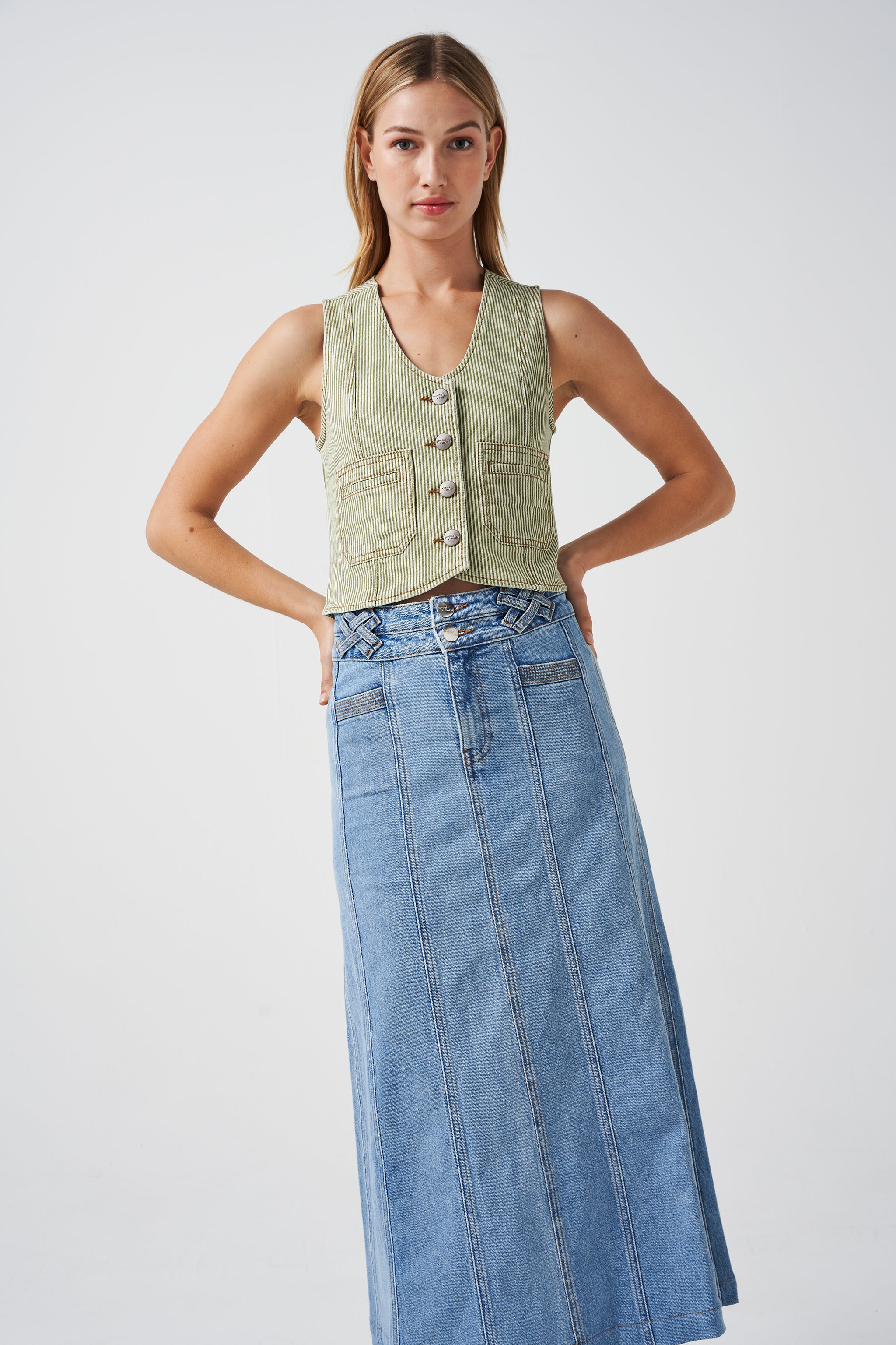 Willow Skirt in Rodeo Vintage - seventy + mochi