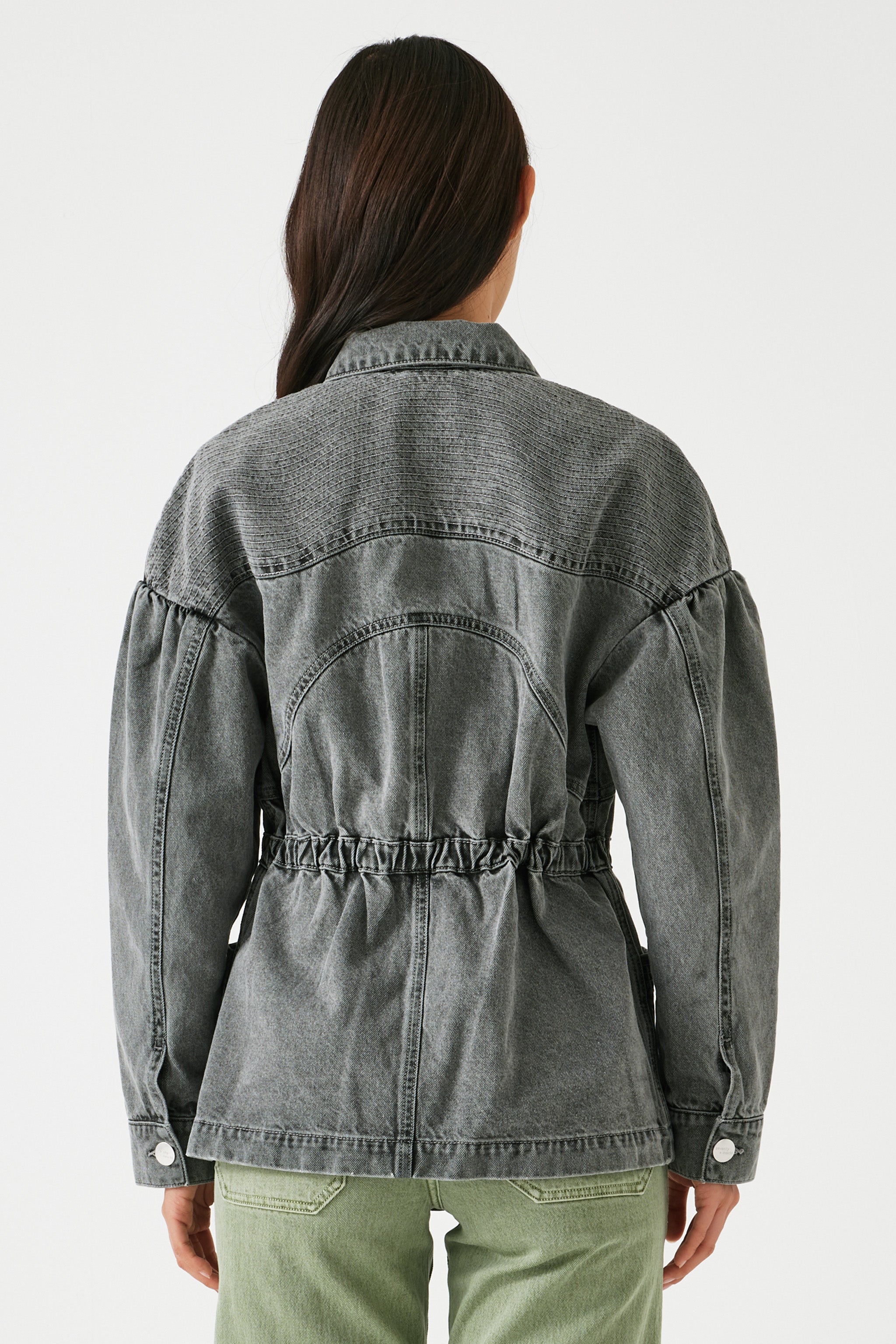 Zaha Jacket in Steel - seventy + mochi