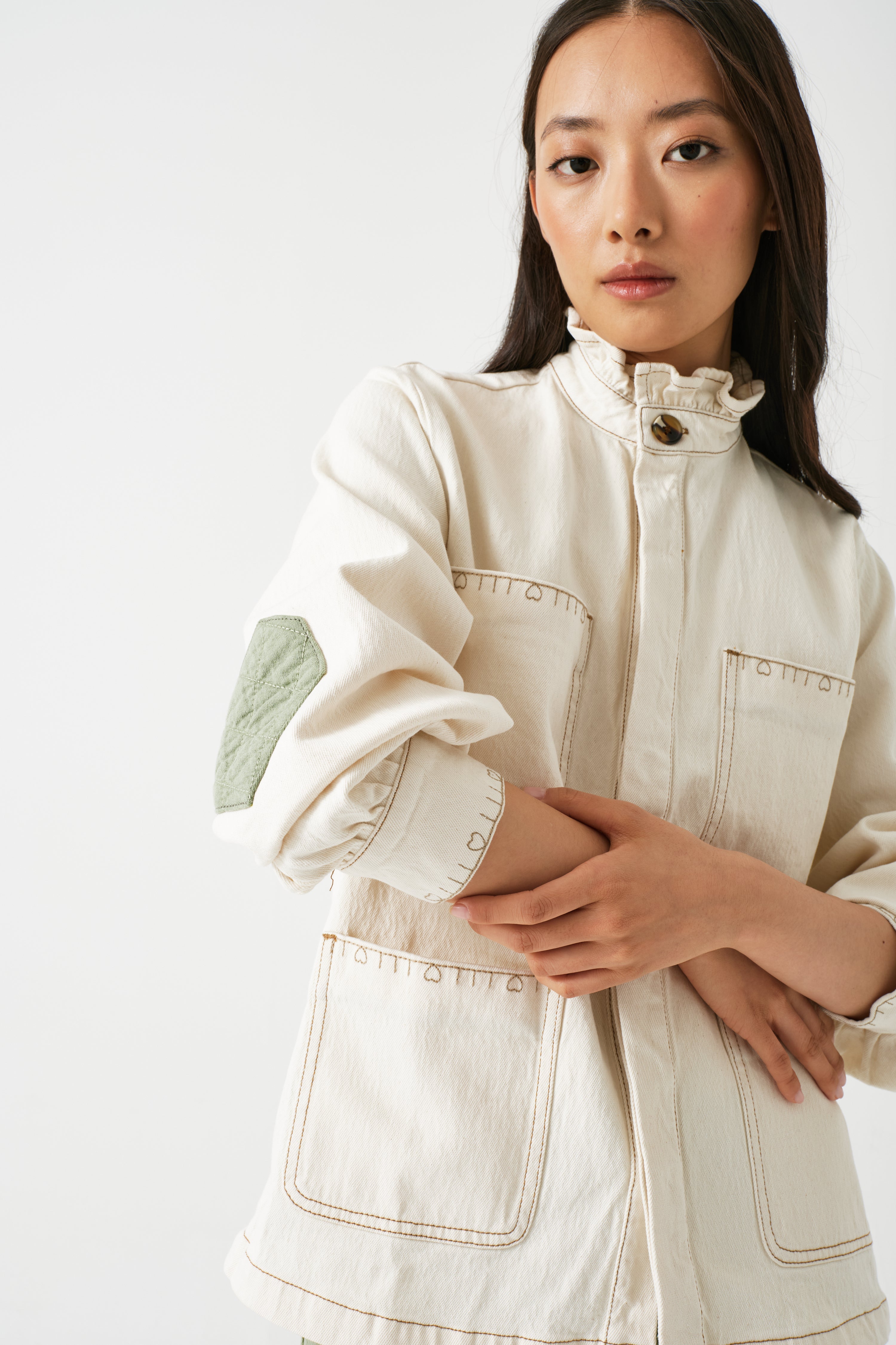 Dear Pablo Jacket in Ecru - seventy + mochi