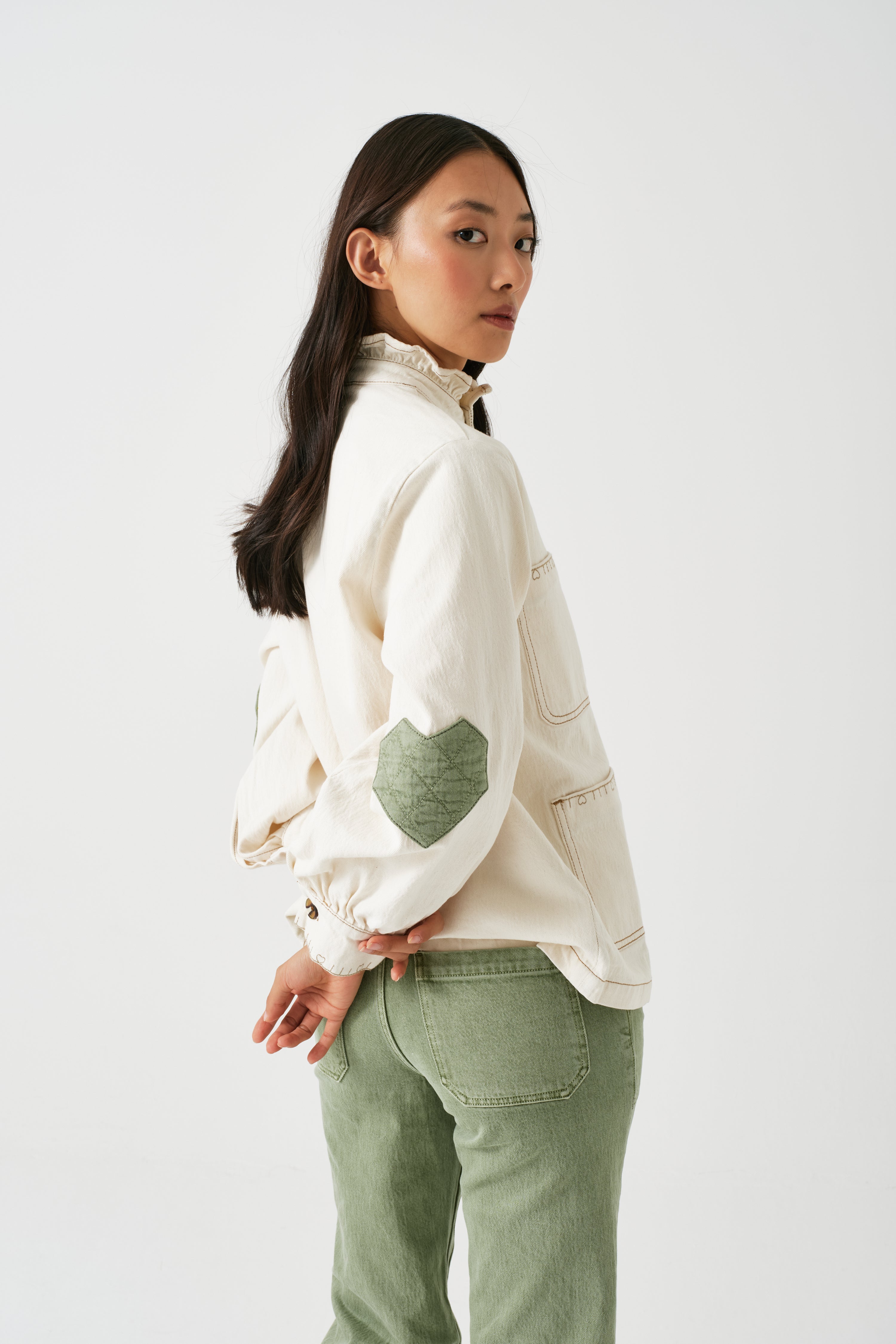 Dear Pablo Jacket in Ecru - seventy + mochi