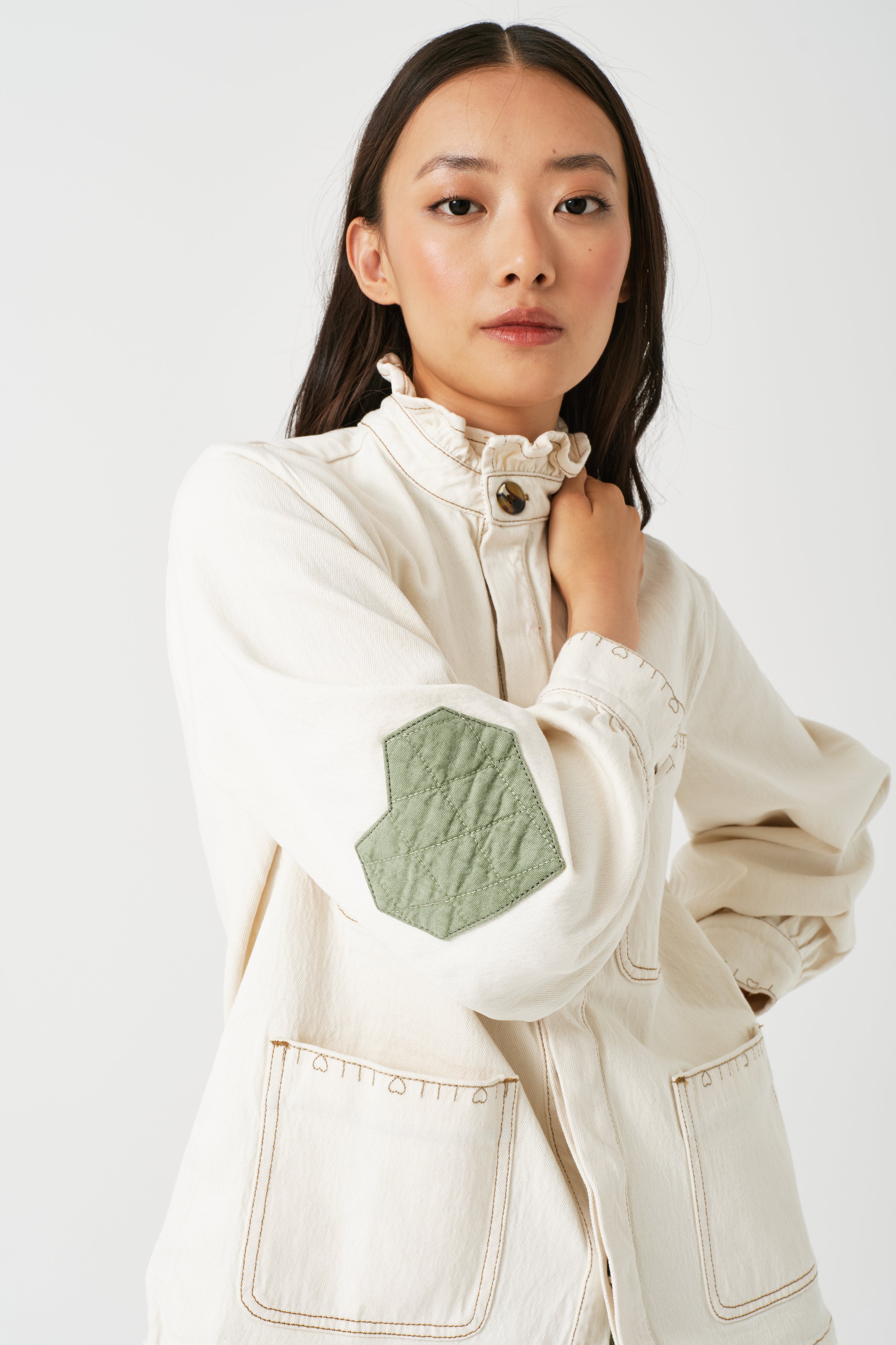 Dear Pablo Jacket in Ecru - seventy + mochi