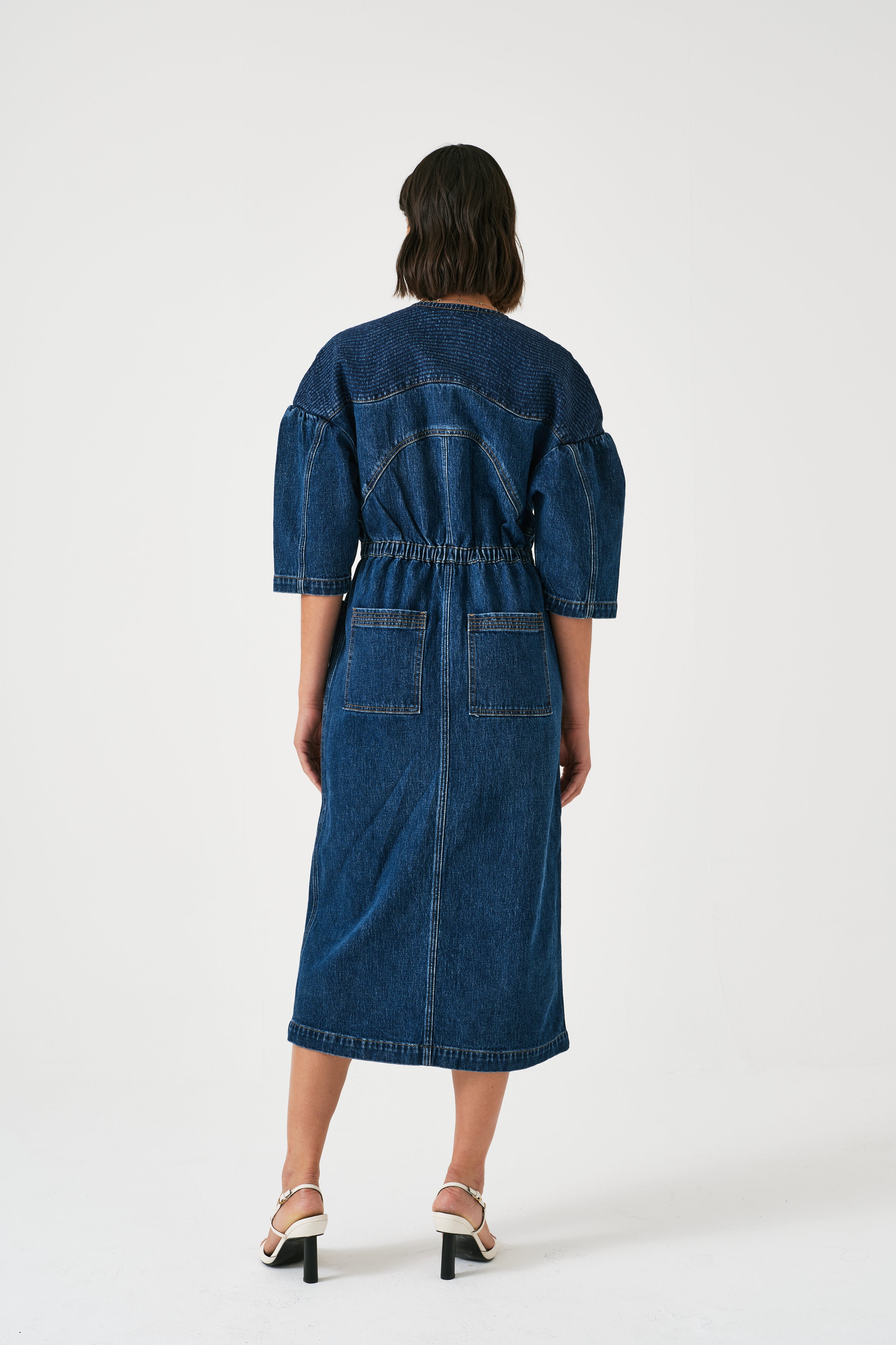 Zaha Midi Dress in Idaho - seventy + mochi