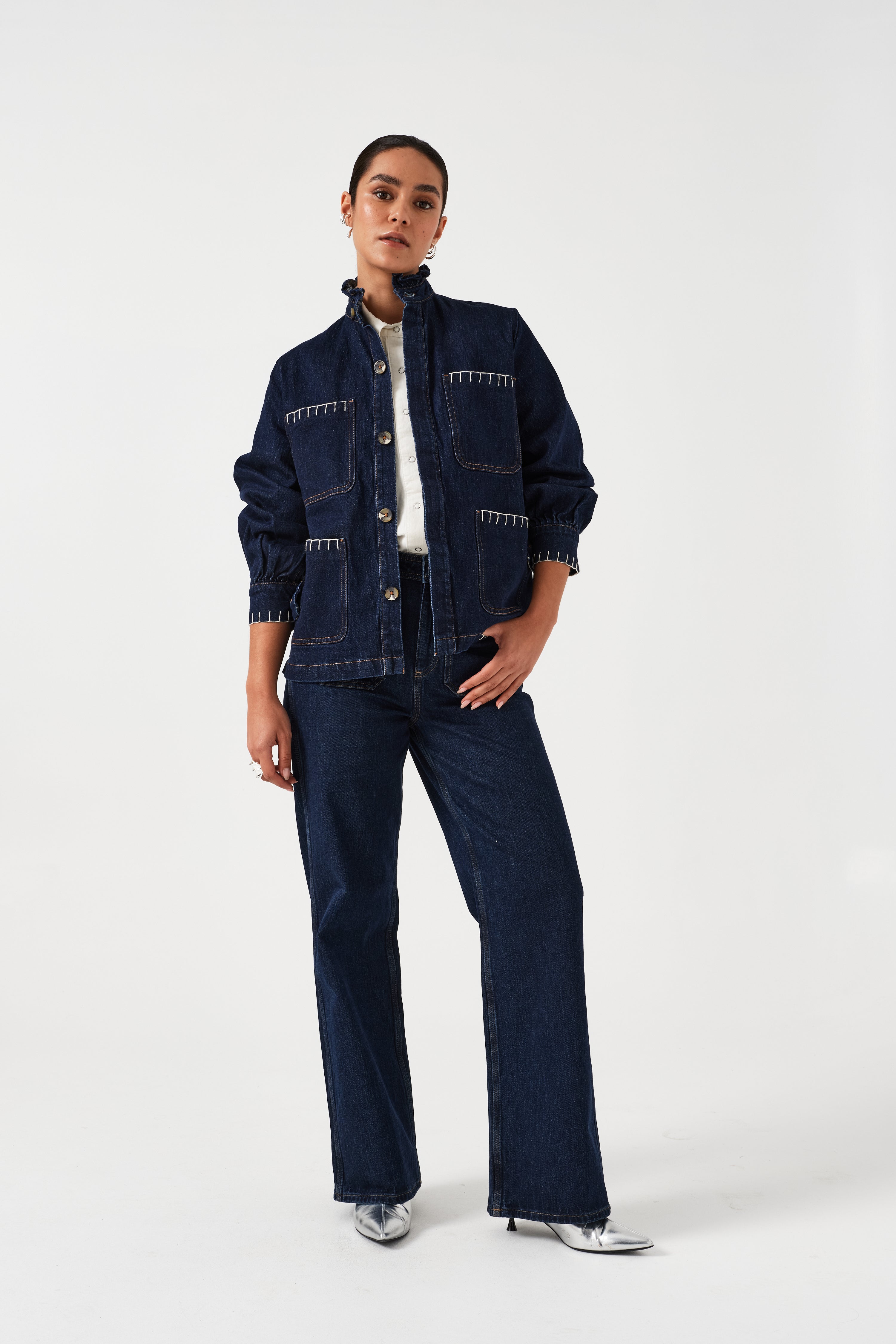 Pablo Jacket in Dark Vintage - seventy + mochi