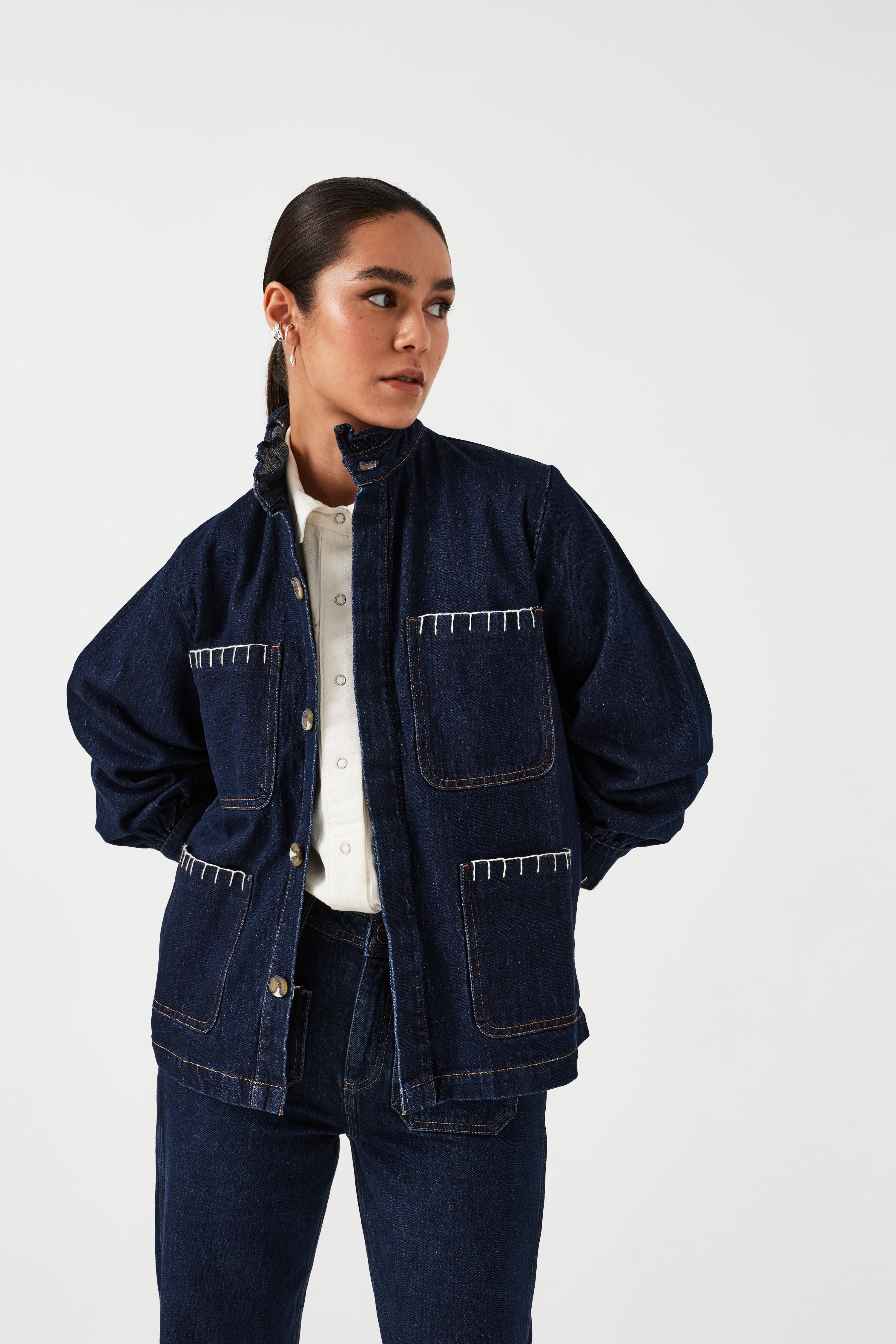 Pablo Jacket in Dark Vintage - seventy + mochi